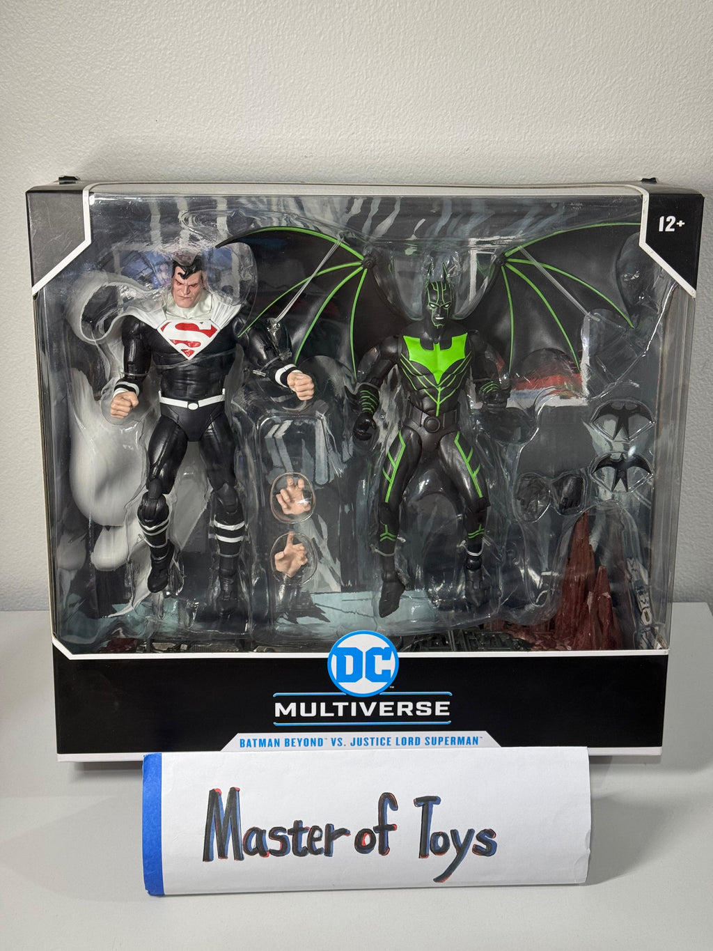 McFarlane DC Multiverse Batman Beyond VS Justice Lord Superman (Batman Beyond 2.0) - Ready Stock