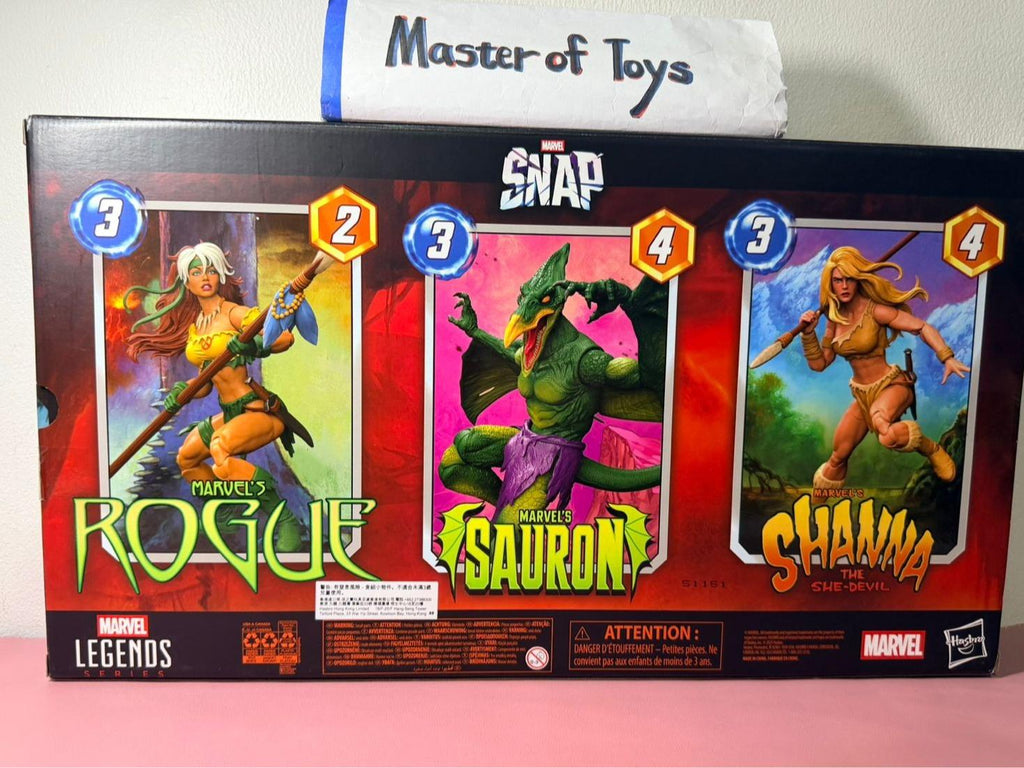 Hasbro Marvel Legends SNAP Marvel's Shanna The She-Devil | Marvel's Sauron | Marvel's Rogue - Ready Stock
