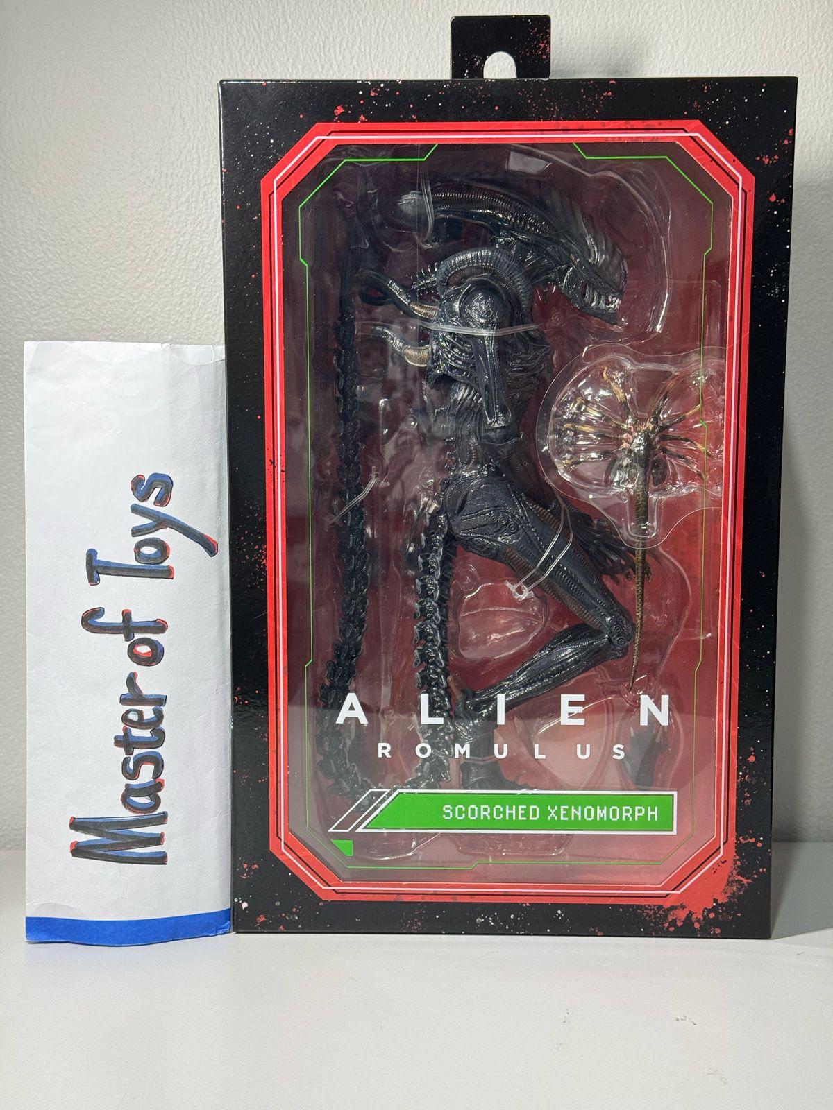 Neca Alien Romulus Scorched Xenomorph Figure - Ready Stock