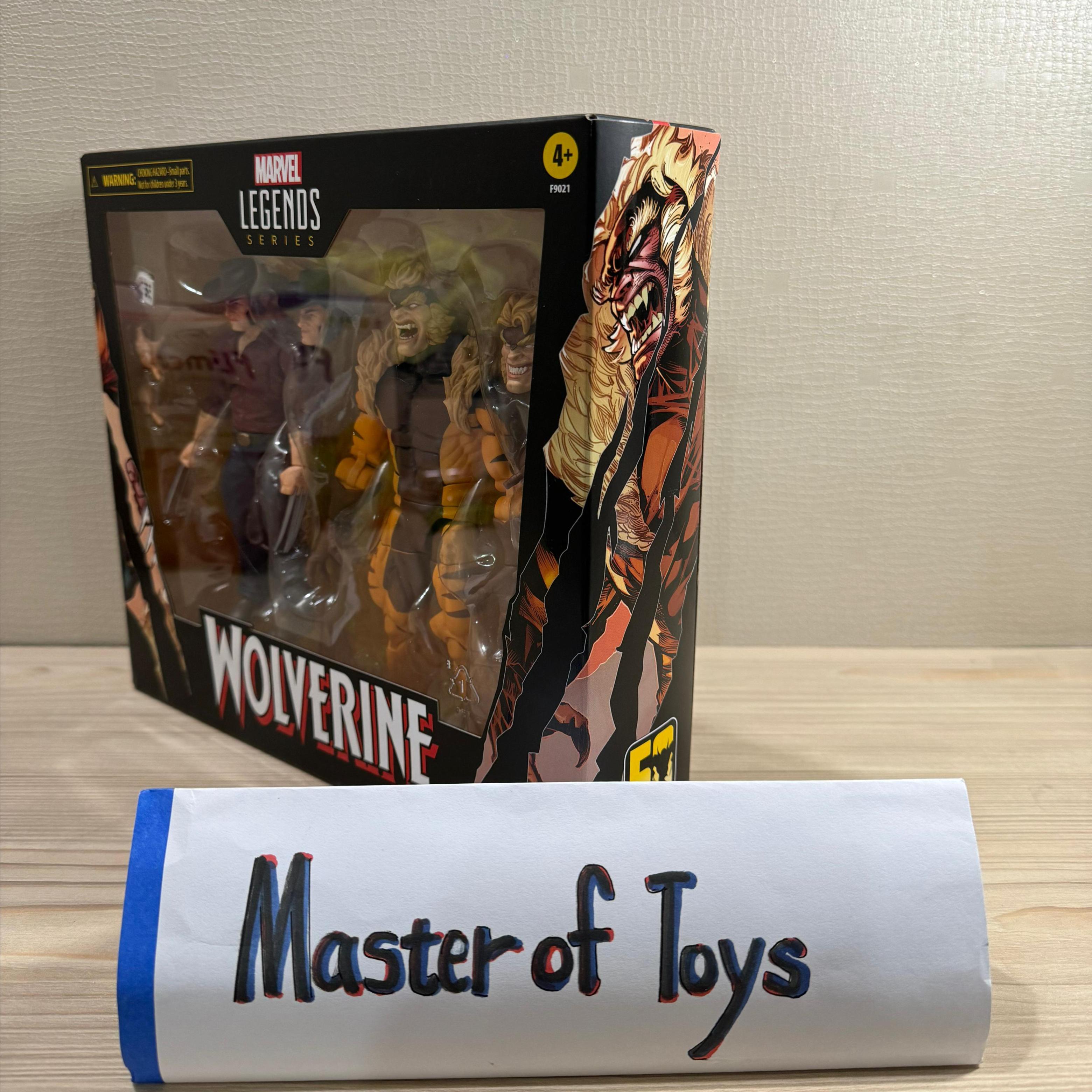 Hasbro Marvel Legends Series 50 Years Wolverine Logan Sabretooth 2 Packs - Ready Stock