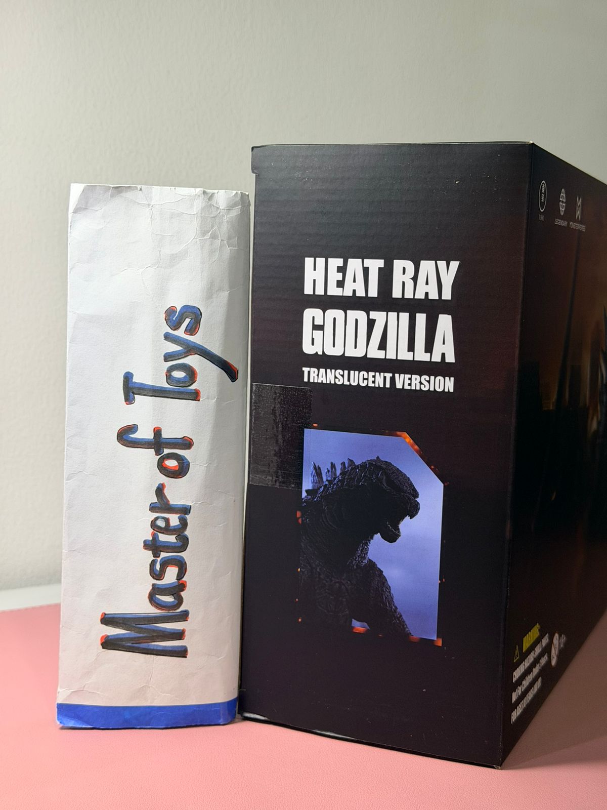 Hiya Exquisite Basic Monsterverse Godzilla Heat Ray Godzilla 2014 with Fire-Breathing Effects Translucent Version- Ready Stock