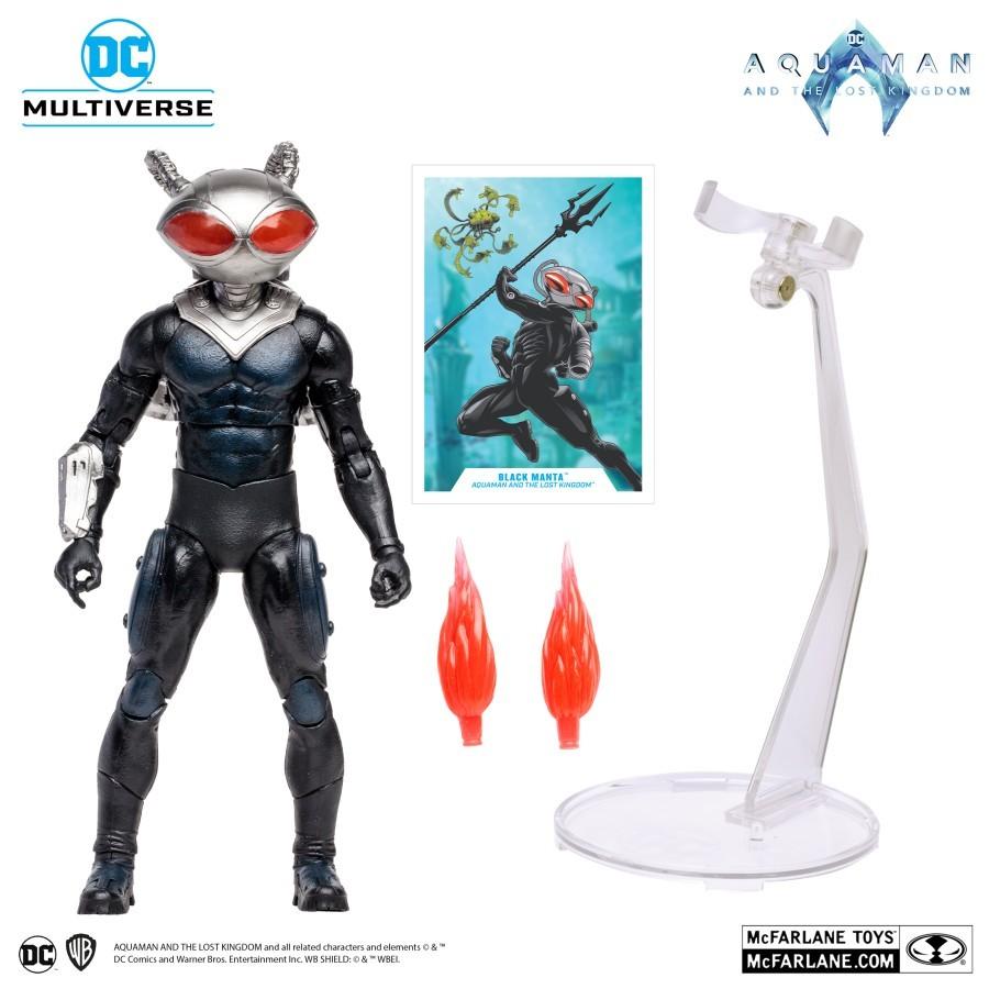 McFarlane 7" Black Manta Aquaman 2 The Lost Kingdom DC Multiverse READ