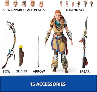Aloy Horizon Zero Dawn Spin Master 1/12 Aloy Horizon Forbidden West Playstation - Ready Stock