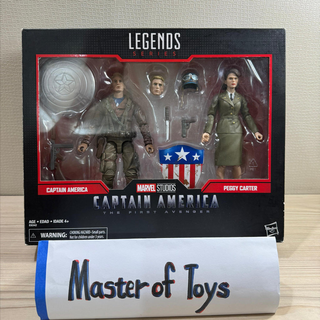 Hasbro Marvel Legends Series Marvel Studio Captain America The First Avenger Captain America & Peggy Carter - Ready Stock