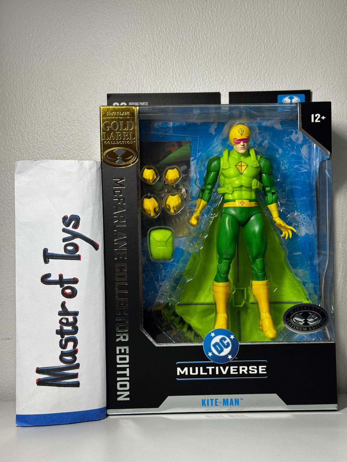 McFarlane Collector Edition DC Multiverse Kite-Man (Batman Rogues) Gold Label Platinum Edition #43  - Ready Stock