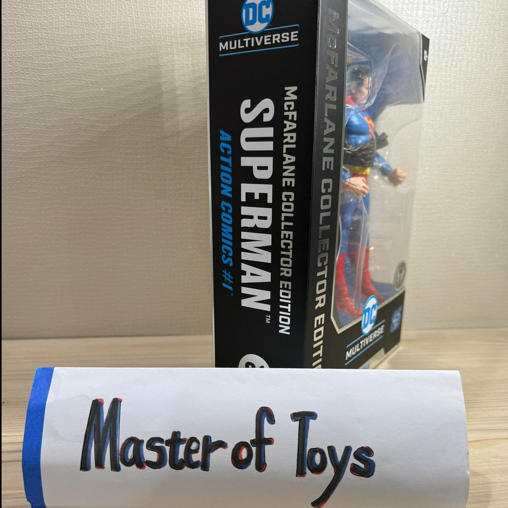 McFarlane DC Multiverse Collector Edition Superman Action Comics #1 Platinum Edition - Ready Stock