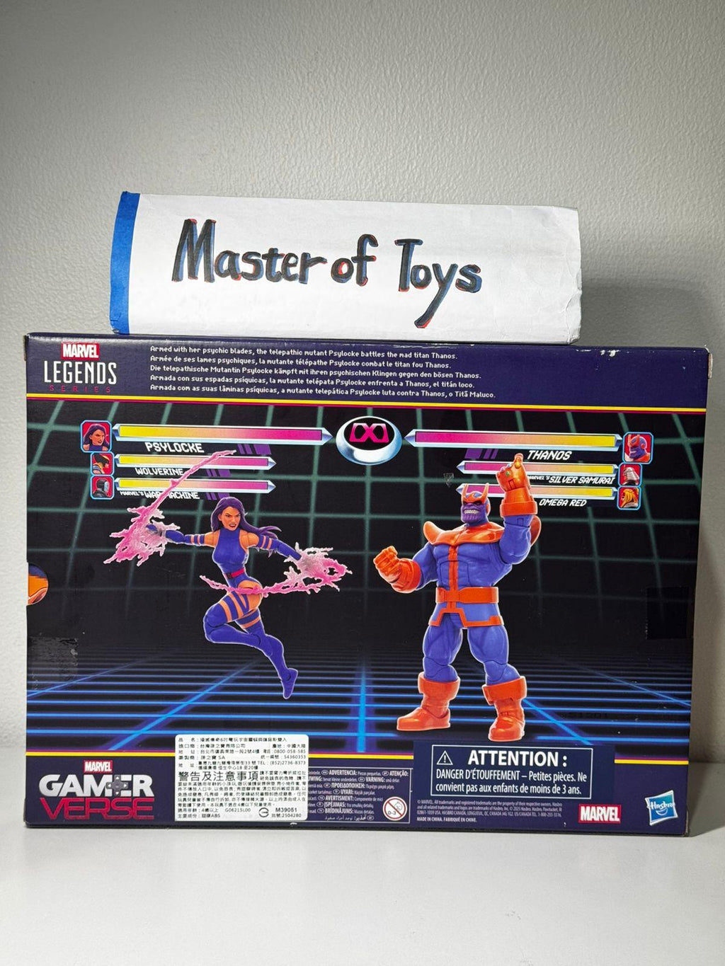 Hasbro Marvel Legends Marvel Gamerverse Psylocke vs Thanos - Ready Stock