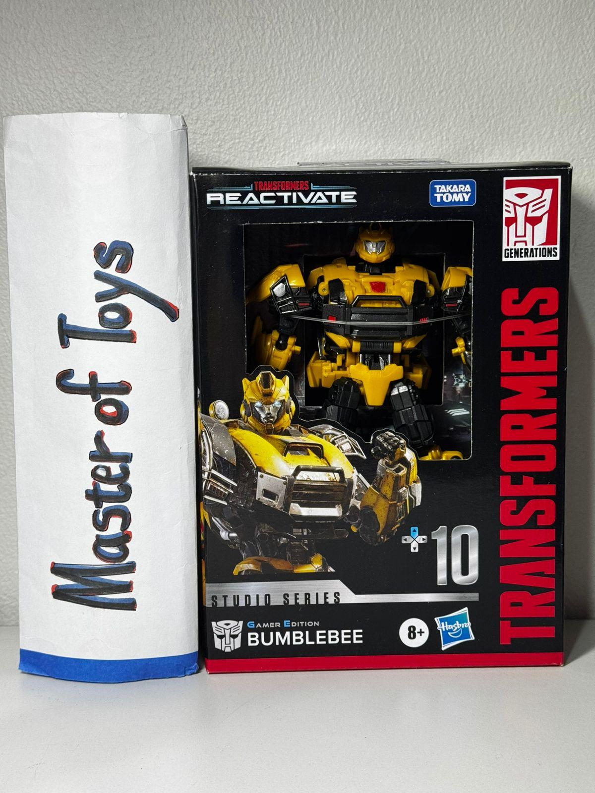 Hasbro Transformers Reactive Studio Series Gamer Edition Bumblebee 10 - Ready Stock