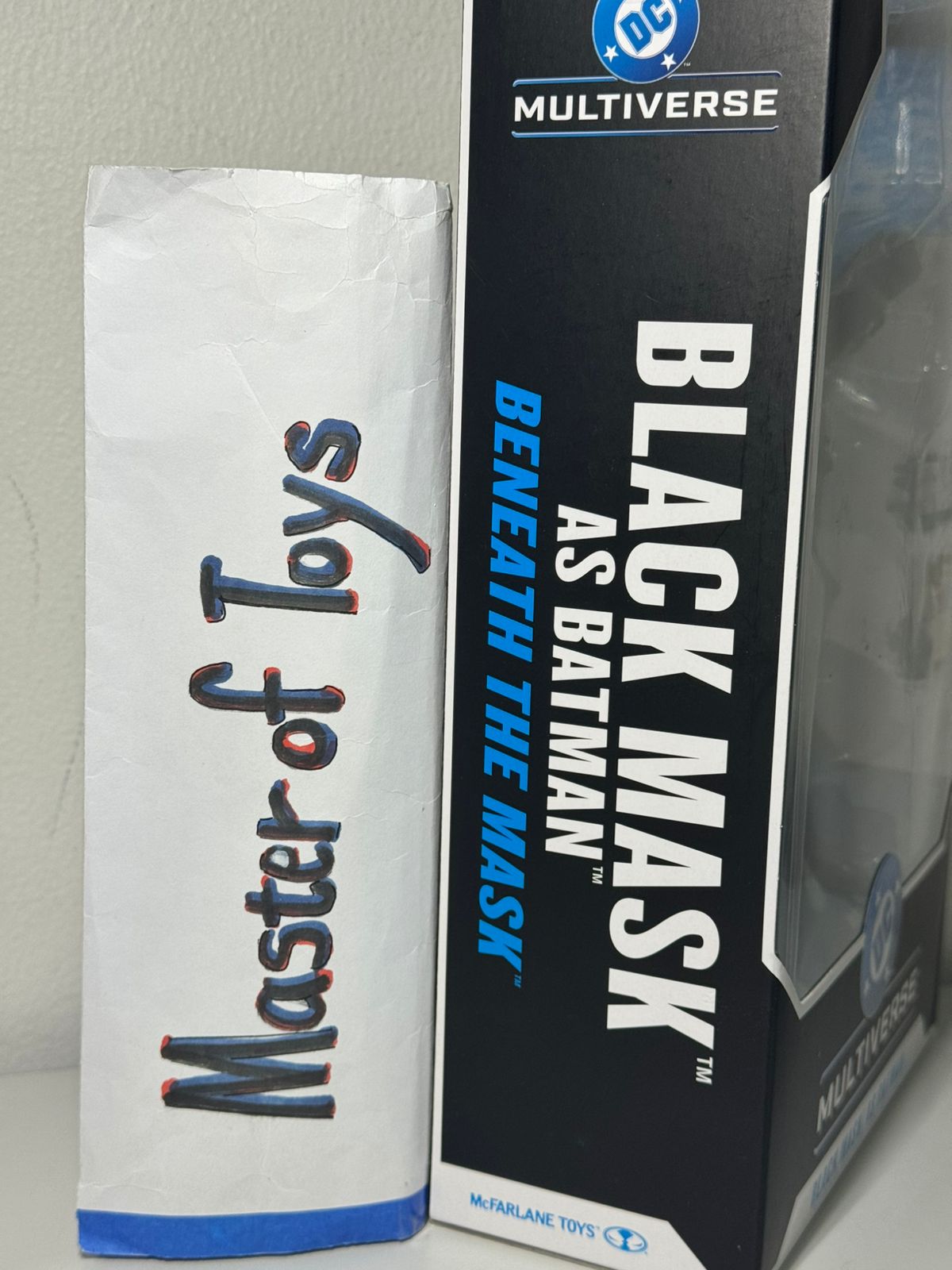 McFarlane DC Multiverse Black Mask As Batman (Beneath the Mask) - Ready Stock