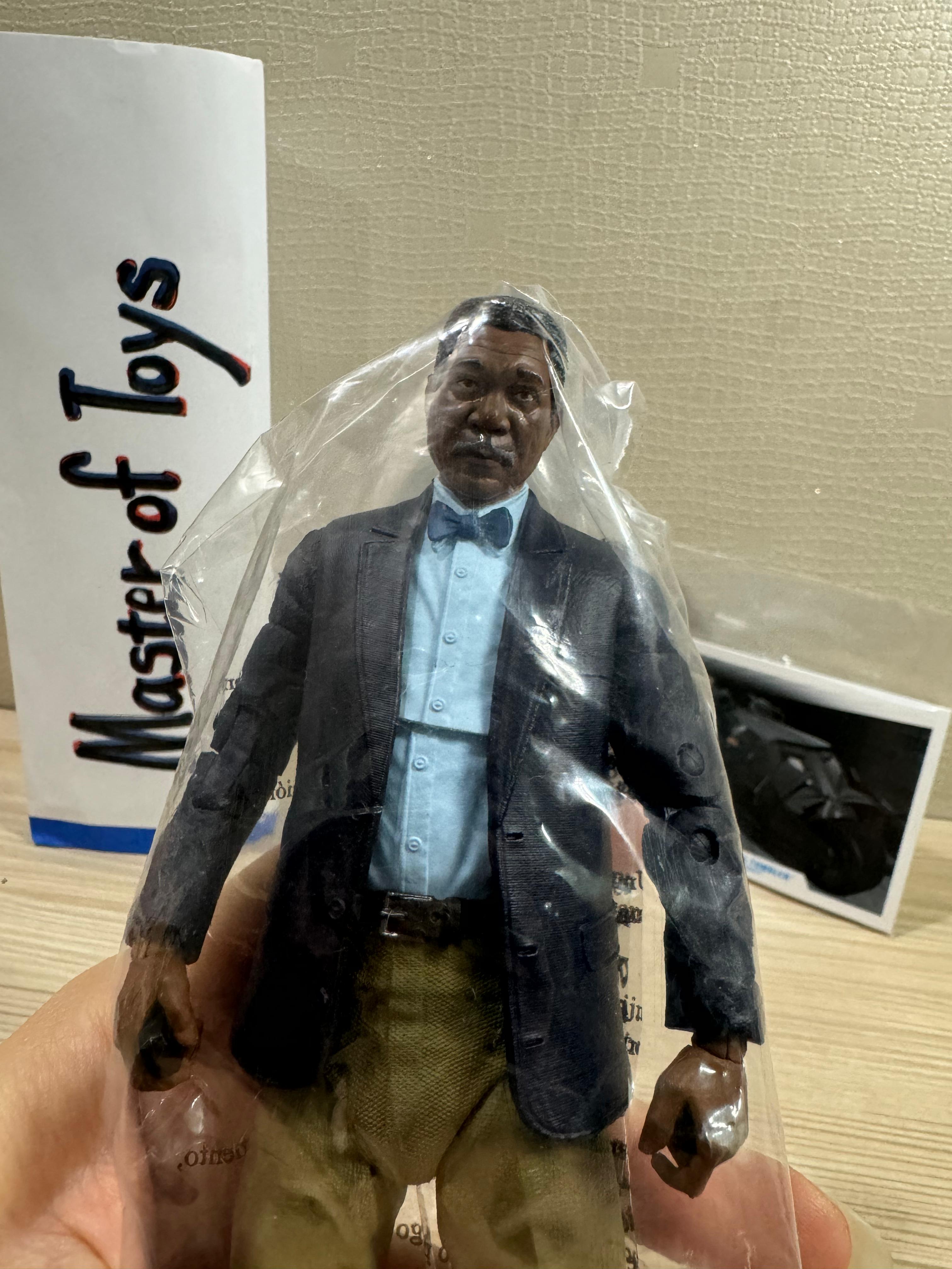 McFarlane DC Multiverse Lucius Fox & Tumbler (The Dark Knight) Gold Label No Box - Ready Stock