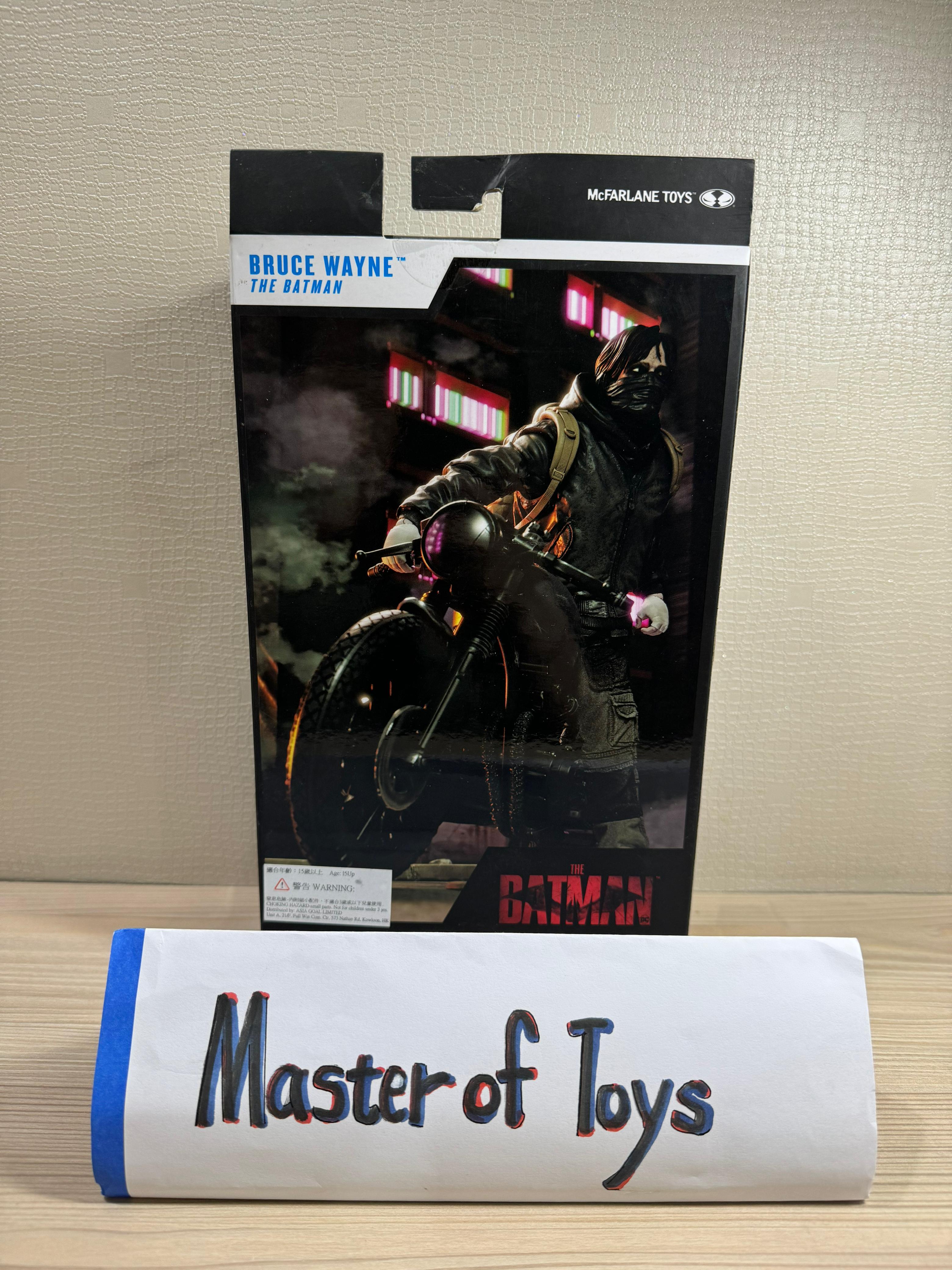McFarlane DC Multiverse Bruce Wayne Drifter Masked ( The Batman ) - Ready Stock