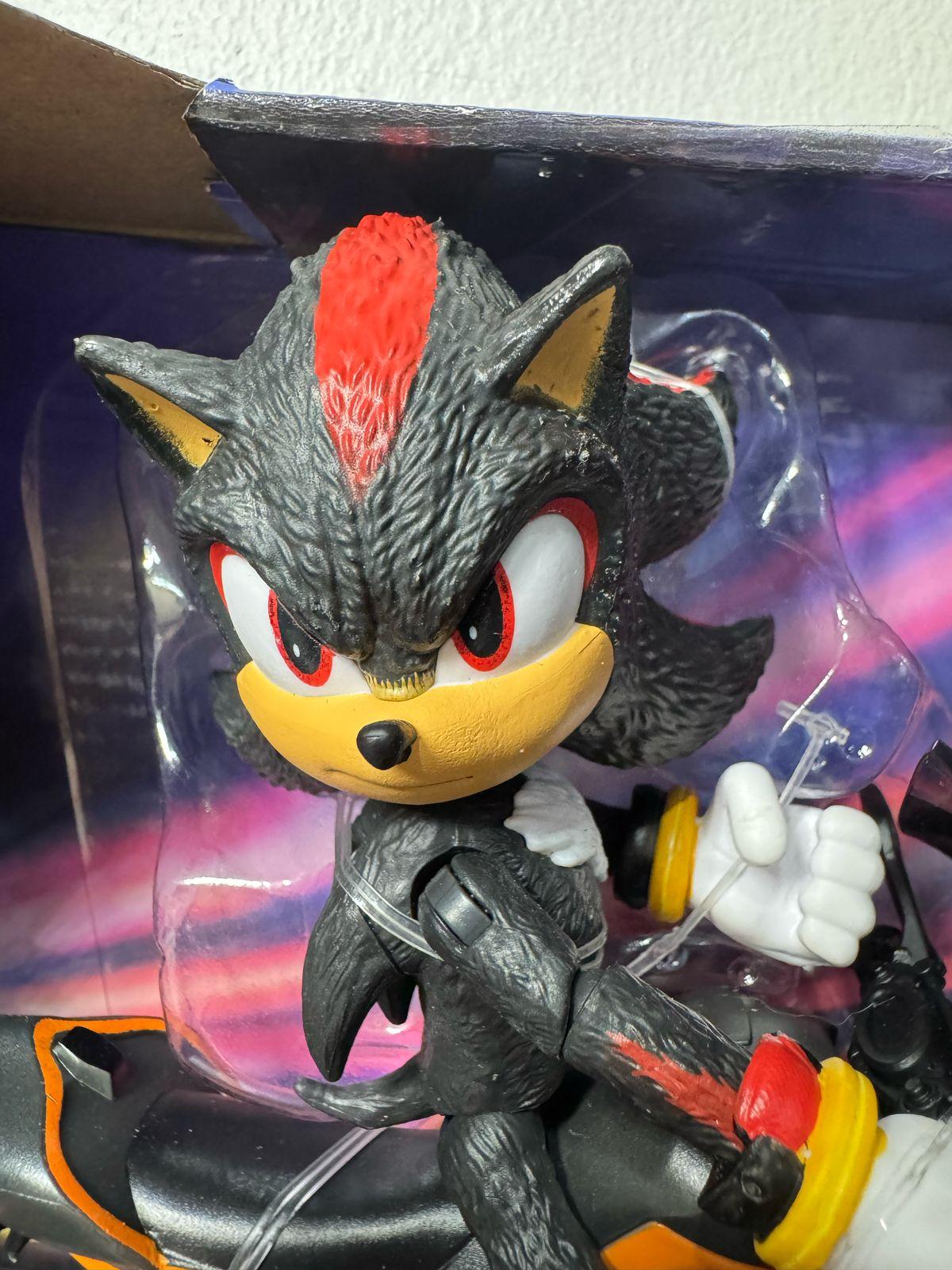 Jakks Pacific Sonic 3 The Hedgehog Shadow + Motorcycle - Ready Stock