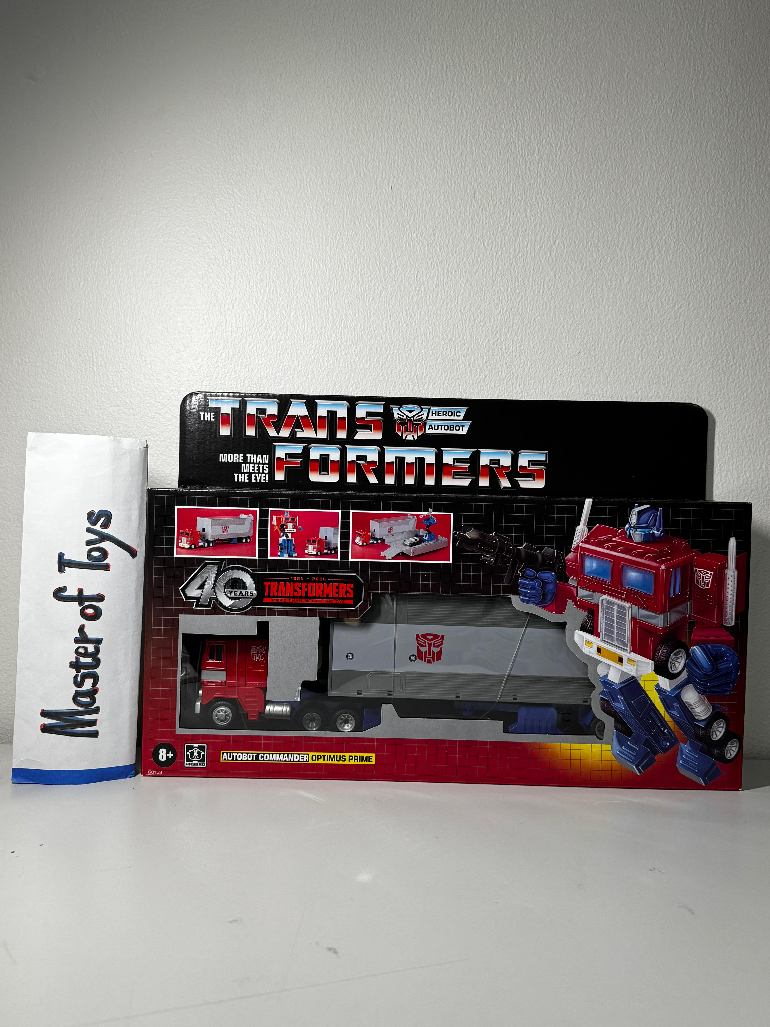 Hasbro Transformers Heroic Autobot More Than Meets The Eye Autobot Commander Optimus Prime 40th - Ready Stock