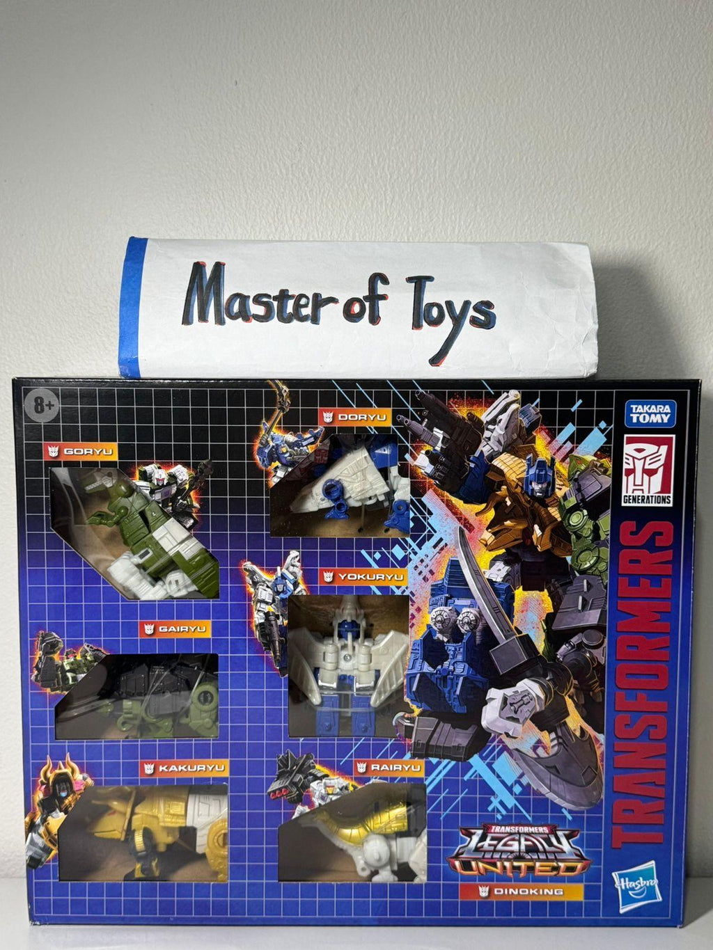 Hasbro Transformers Legacy United Dinoking | Goryu | Doryu | Gairyu | Yokuryu | Kakuryu | Rairyu - Ready Stock