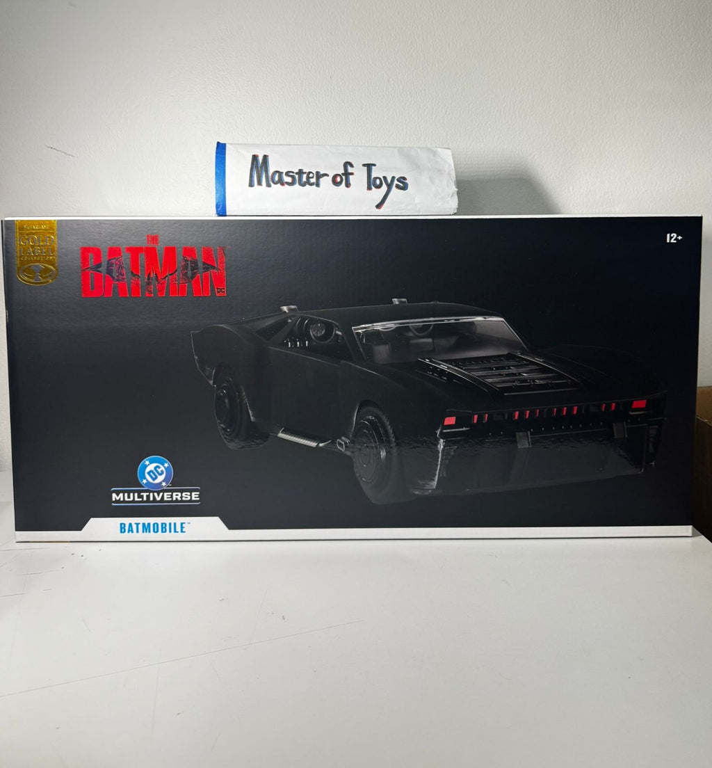 McFarlane DC Multiverse The Batman Batmobile Robert Pattinson Gold Label - Ready Stock