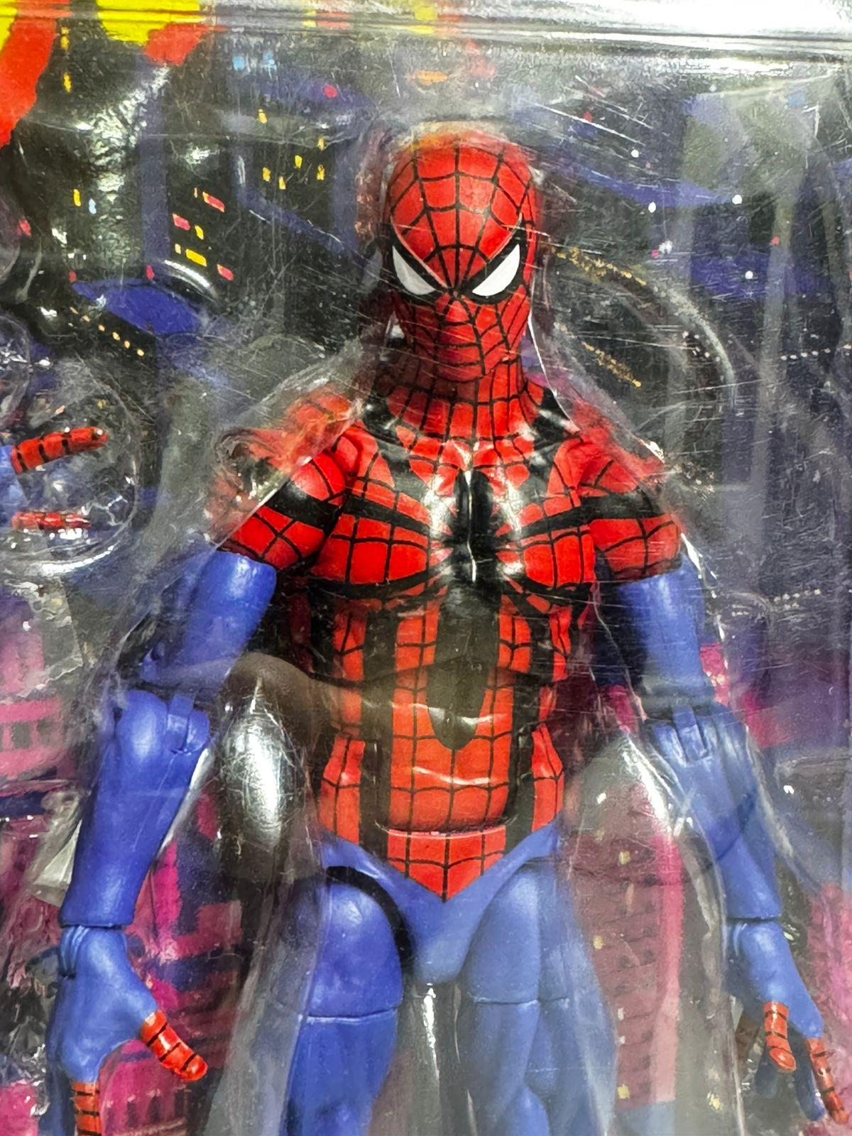 Hasbro Marvel Comics Spiderman Ben Reilly Blue Suit BIB - Ready Stock
