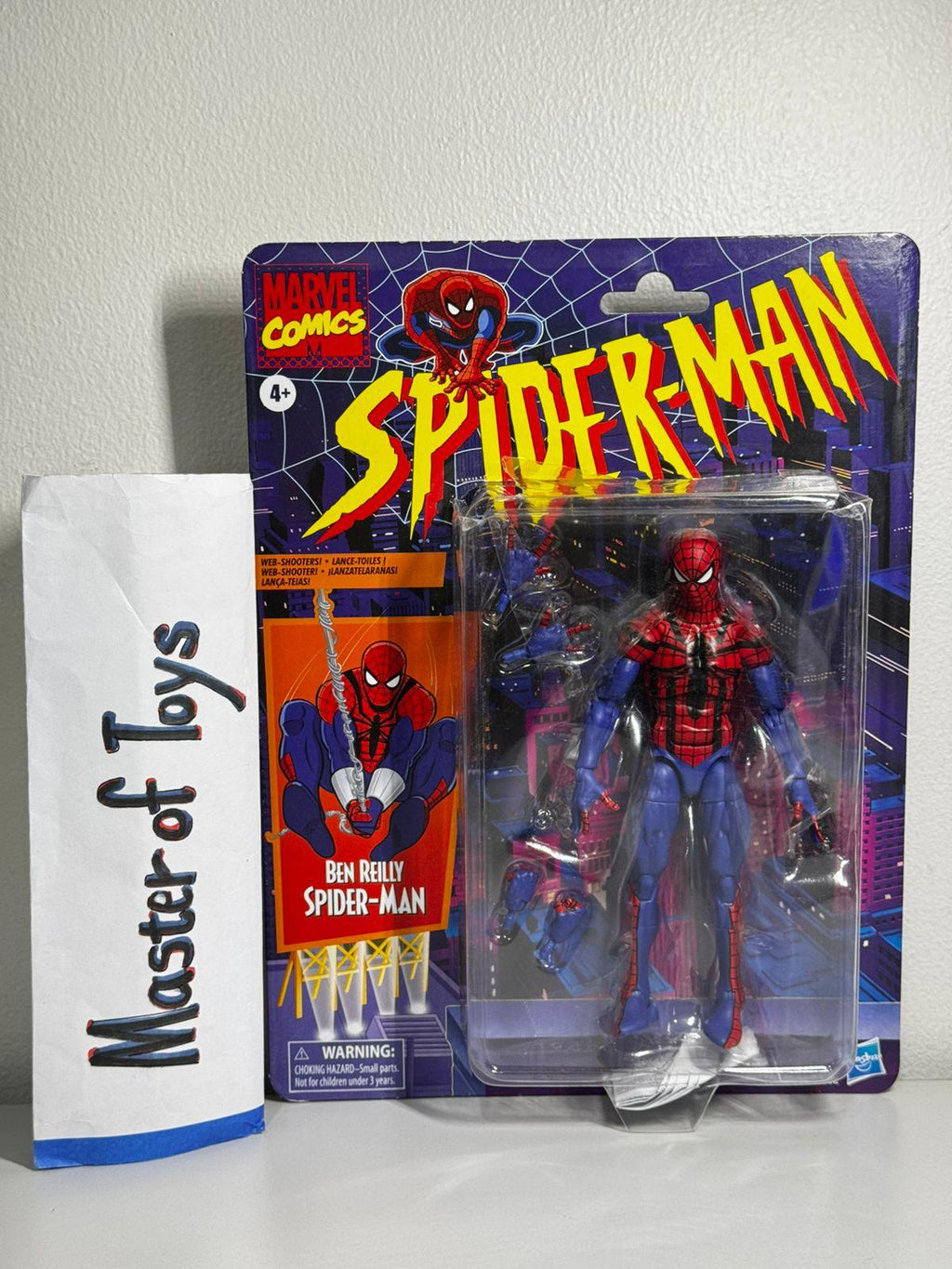 Hasbro Marvel Comics Spiderman Ben Reilly Blue Suit BIB - Ready Stock