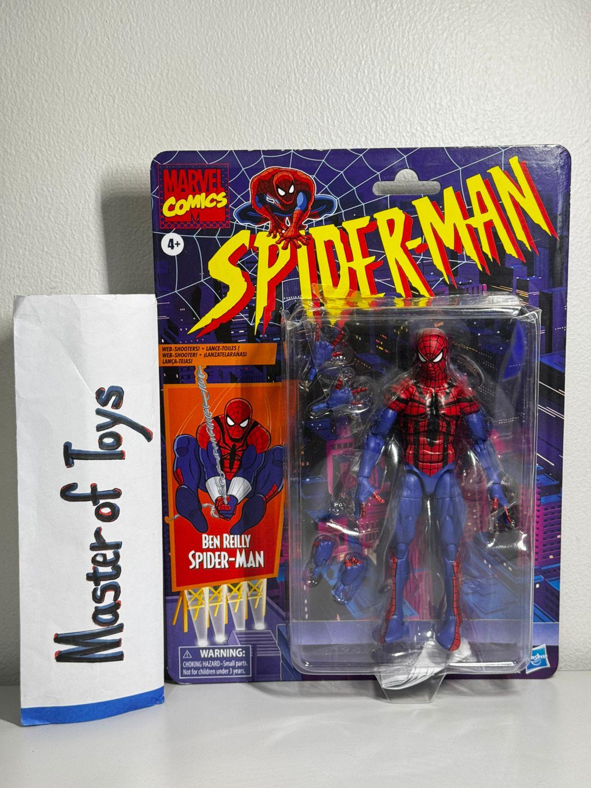 Hasbro Marvel Comics Spiderman Ben Reilly Blue Suit BIB - Ready Stock