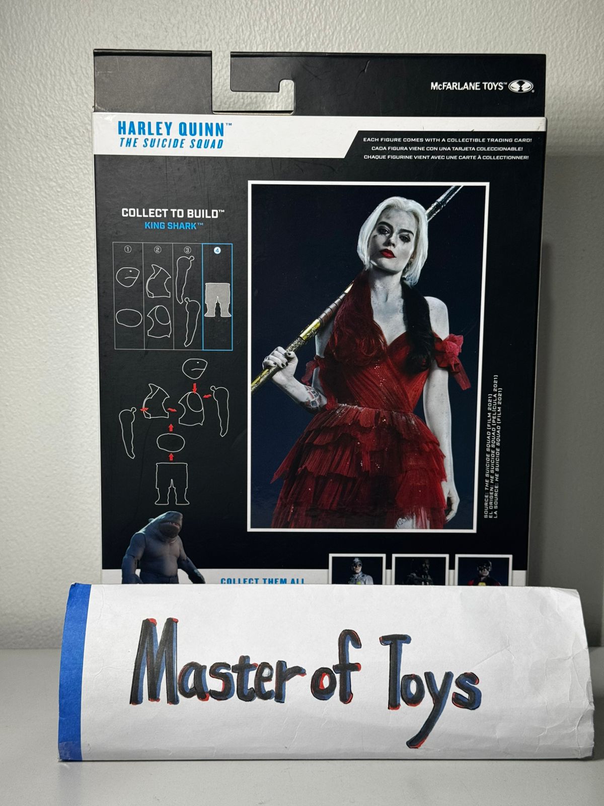 McFarlane DC Multiverse Harley Queen (The Suicide Squad) Without CTB King Shark - Ready Stock