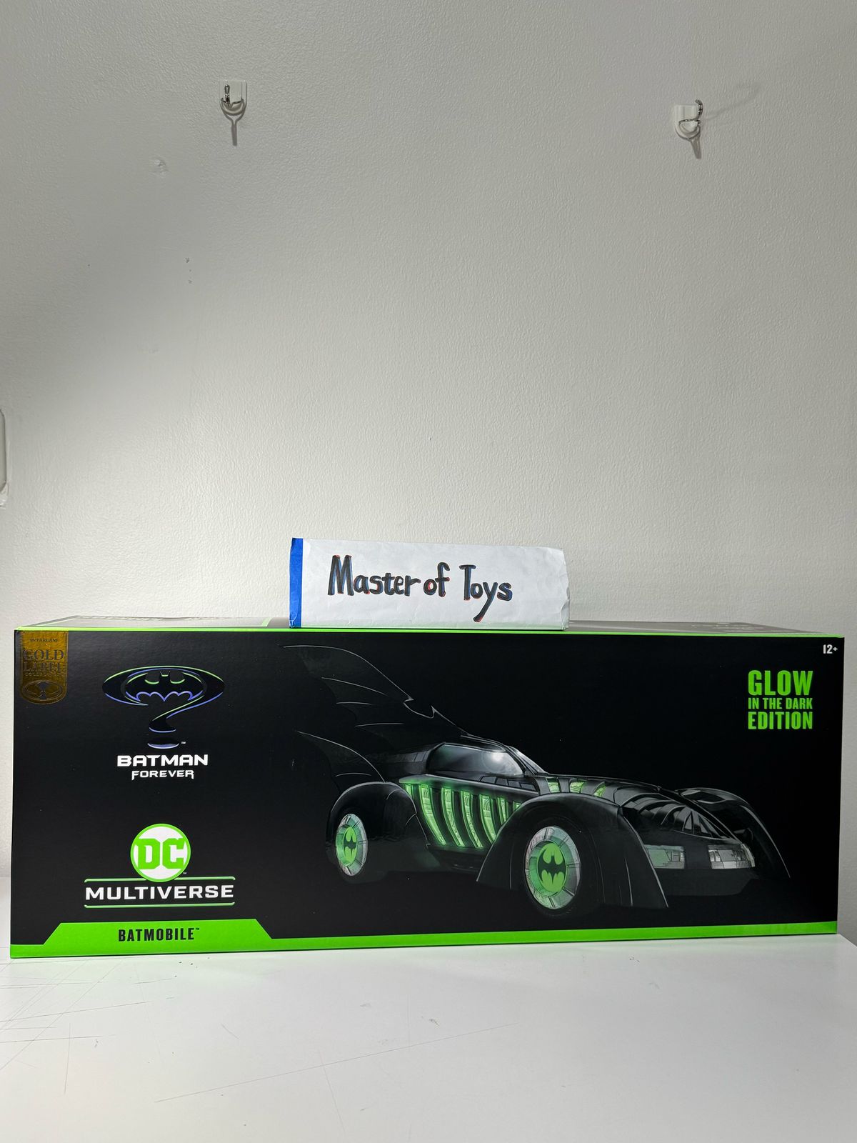 McFarlane DC Multiverse Batmobile Glow in the Dark Edition (Batman Forever) Gold Label Collection 31" / 78.7cm - Ready Stock