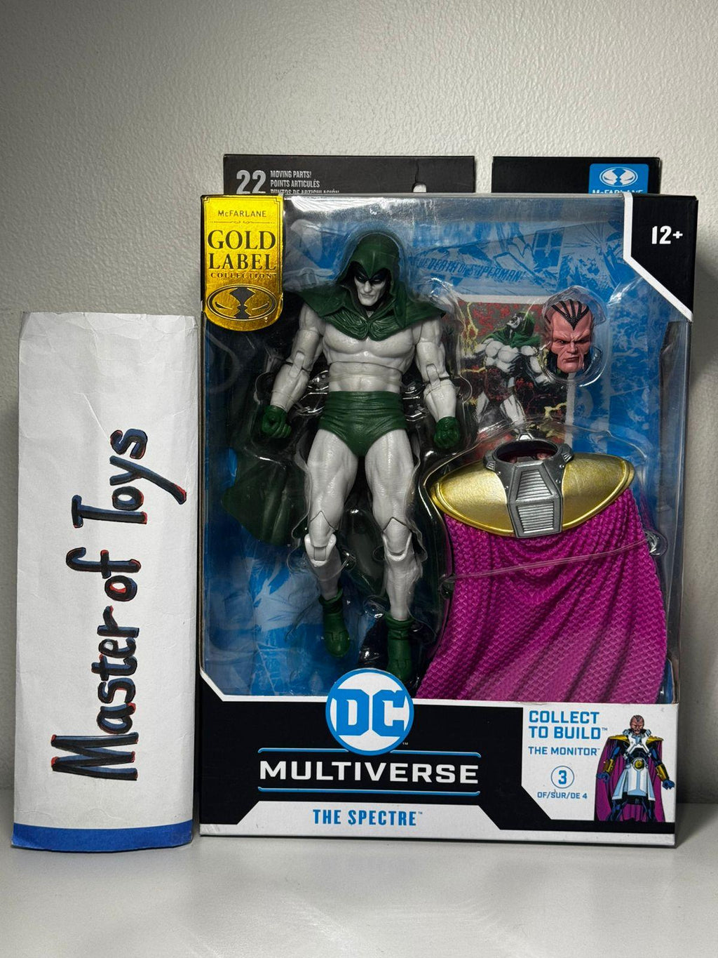 McFarlane DC Multiverse The Spectre (Crisis on Infinite Earths) Gold Label With CTB The Monitor - Ready Stock