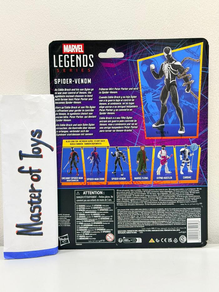 Hasbro Marvel Legends Spiderman Spider Venom - Ready Stock