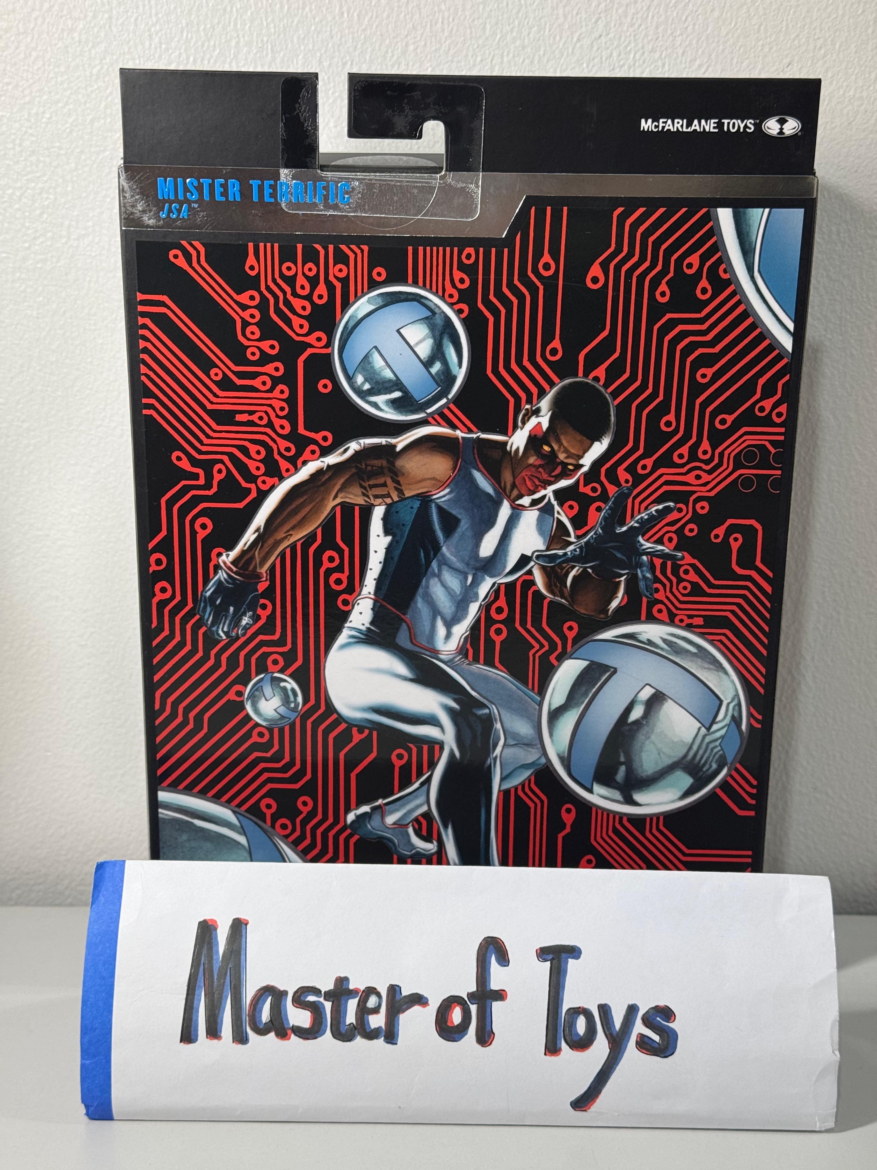 McFarlane Collector Edition DC Multiverse Mister Terrific ( JSA ) #27 Platinum Edition - Ready Stock