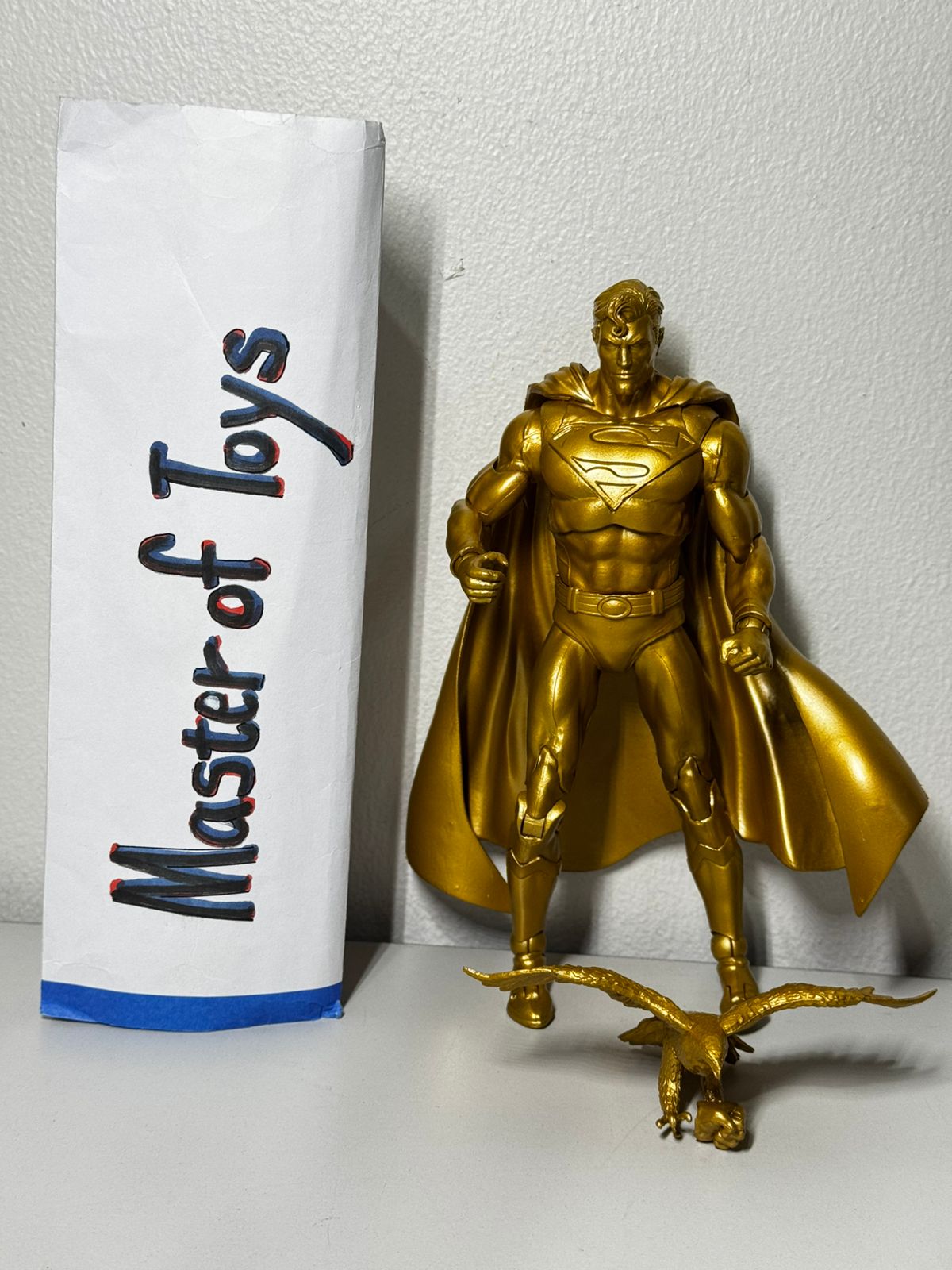 McFarlane DC Multiverse Gold Label Superman Centennial Park Tribute Statue Only No Box - Ready Stock