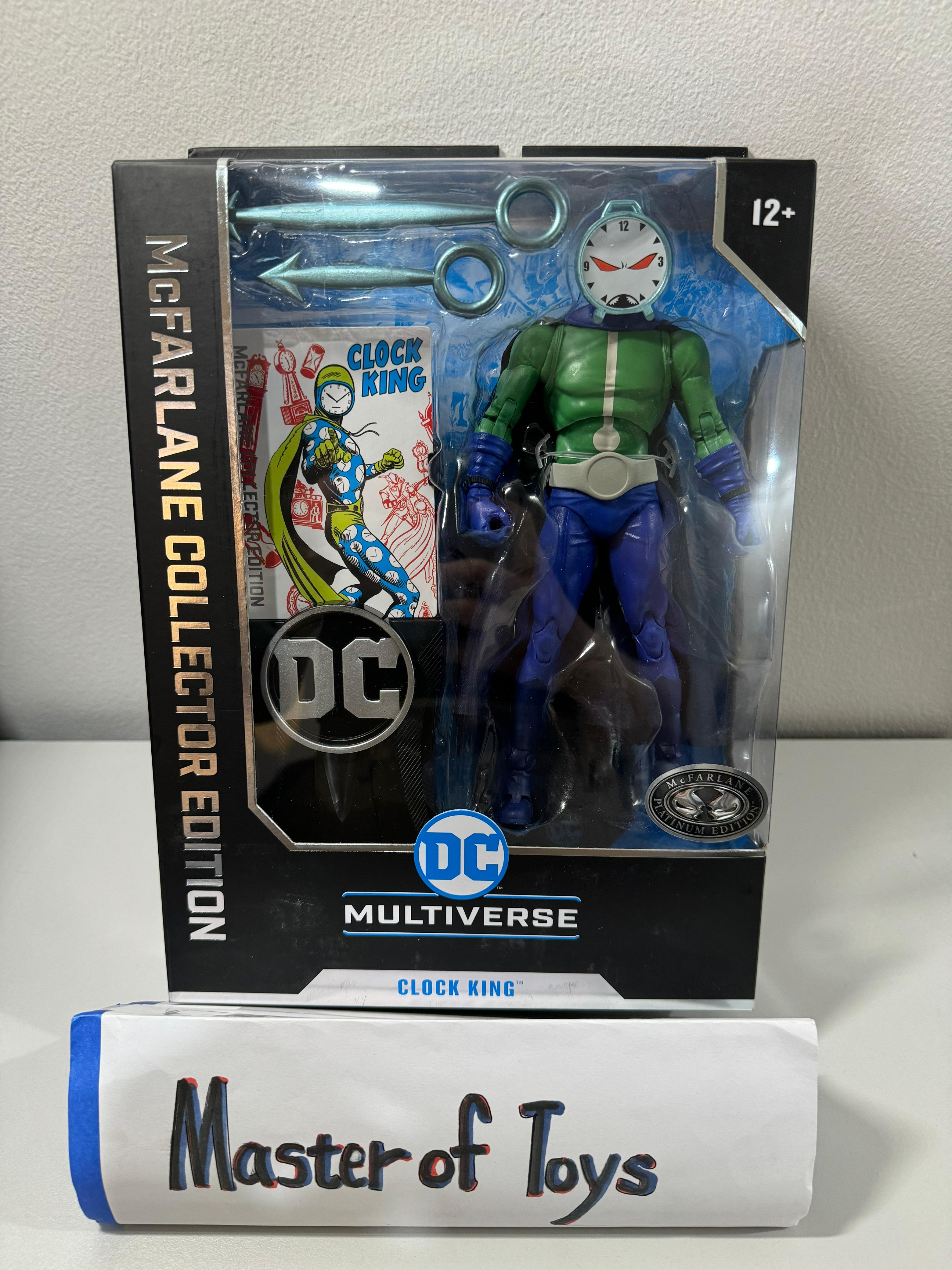McFarlane DC Multiverse Clock King #18 McFarlane Collector Edition Platinum Edition - Ready Stock