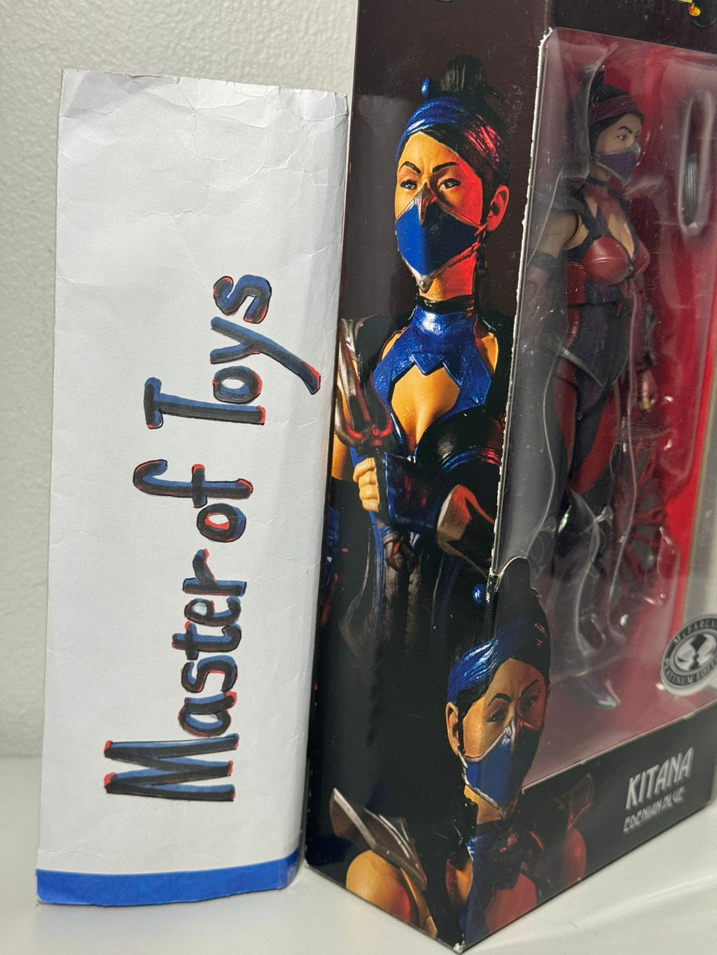 McFarlane Mortal Kombat Kitana Edenian Blue Platinum Edition - Ready Stock