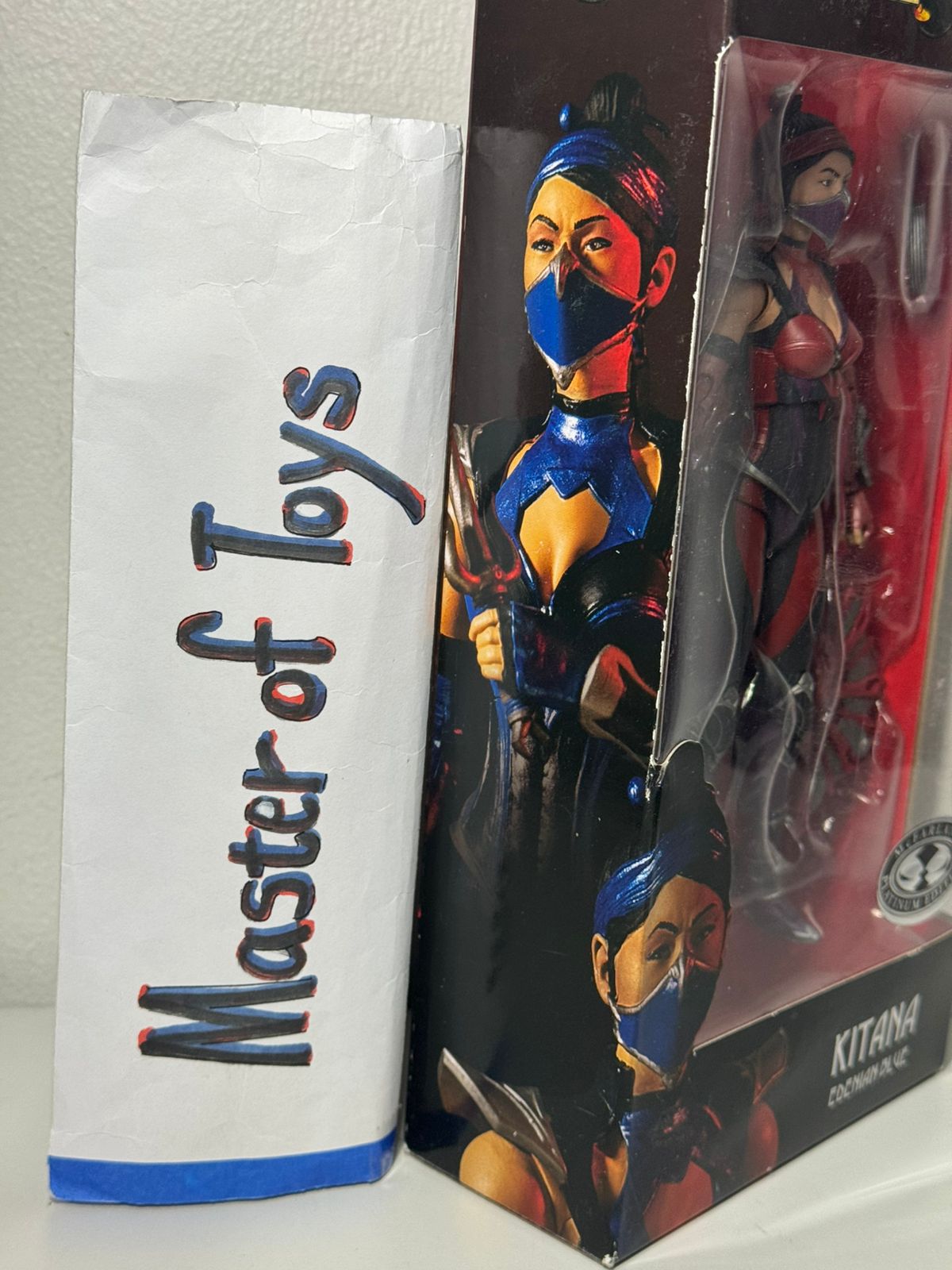 McFarlane Mortal Kombat Kitana Edenian Blue Platinum Edition - Ready Stock