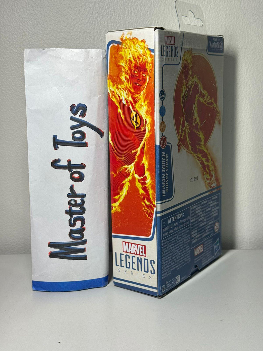 Hasbro Marvel Legends Marvel Studio the Fantastic Four First Step Human Torch - Ready Stock