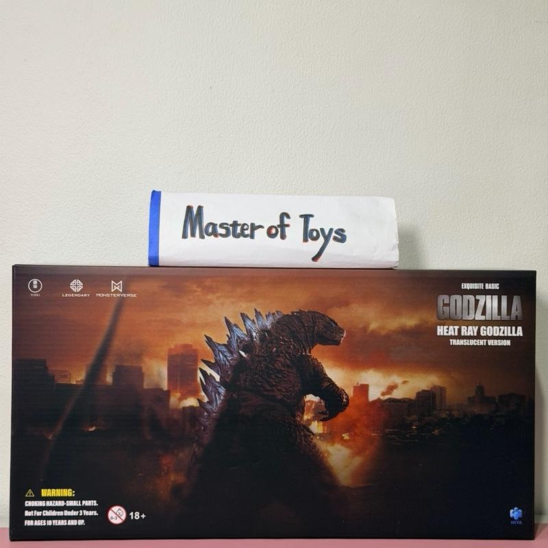 Hiya Exquisite Basic Monsterverse Godzilla Heat Ray Godzilla 2014 with Fire-Breathing Effects Translucent Version- Ready Stock
