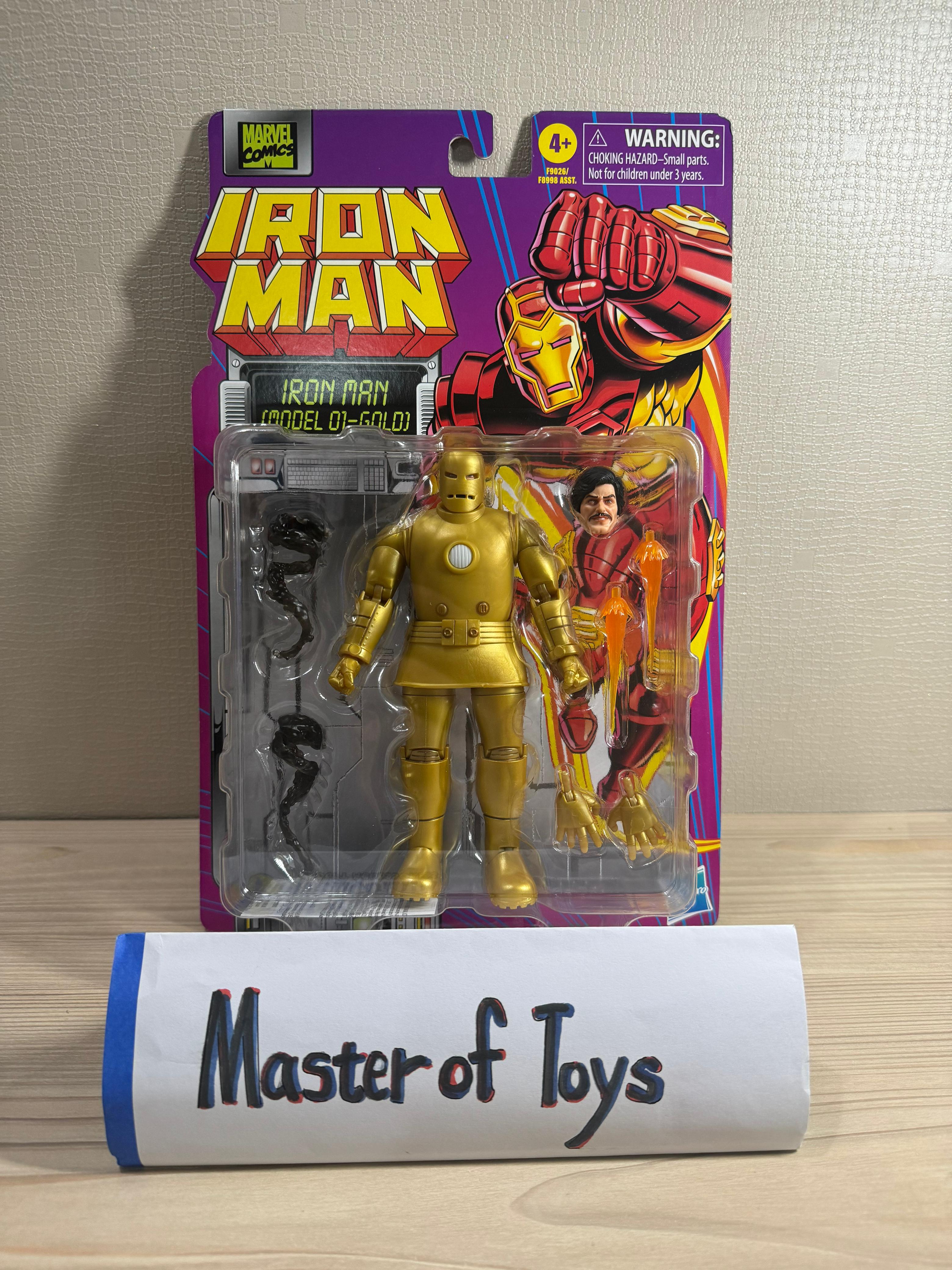 Hasbro Marvel Comics Iron Man ( Model 01-Gold ) - Ready Stock