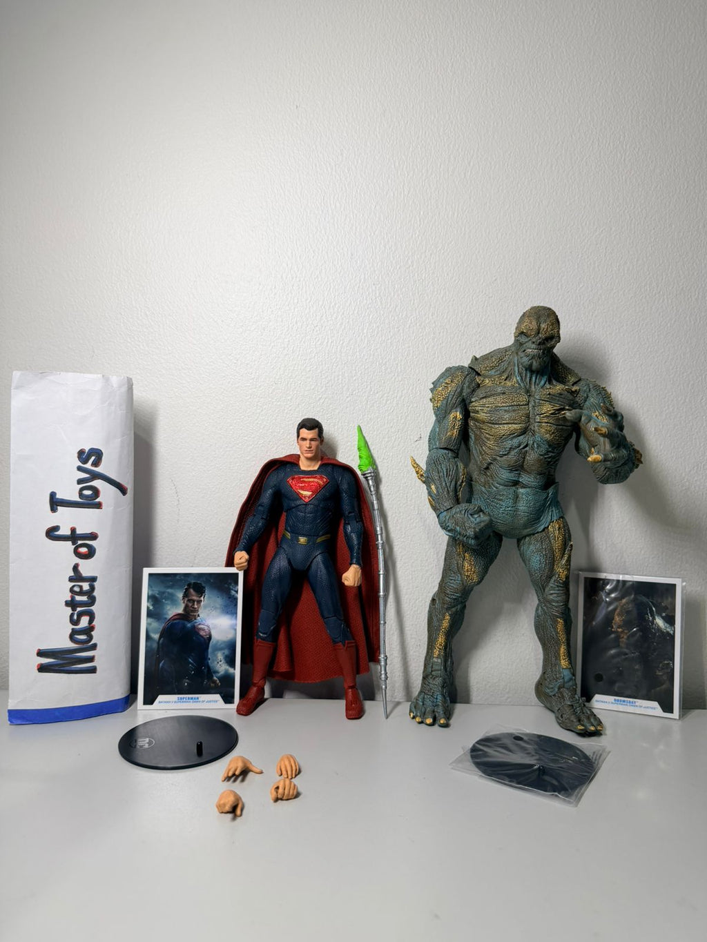 McFarlane DC Multiverse Doomsday & Superman (Batman v Superman: Dawn of Justice) Only No Box - Ready Stock