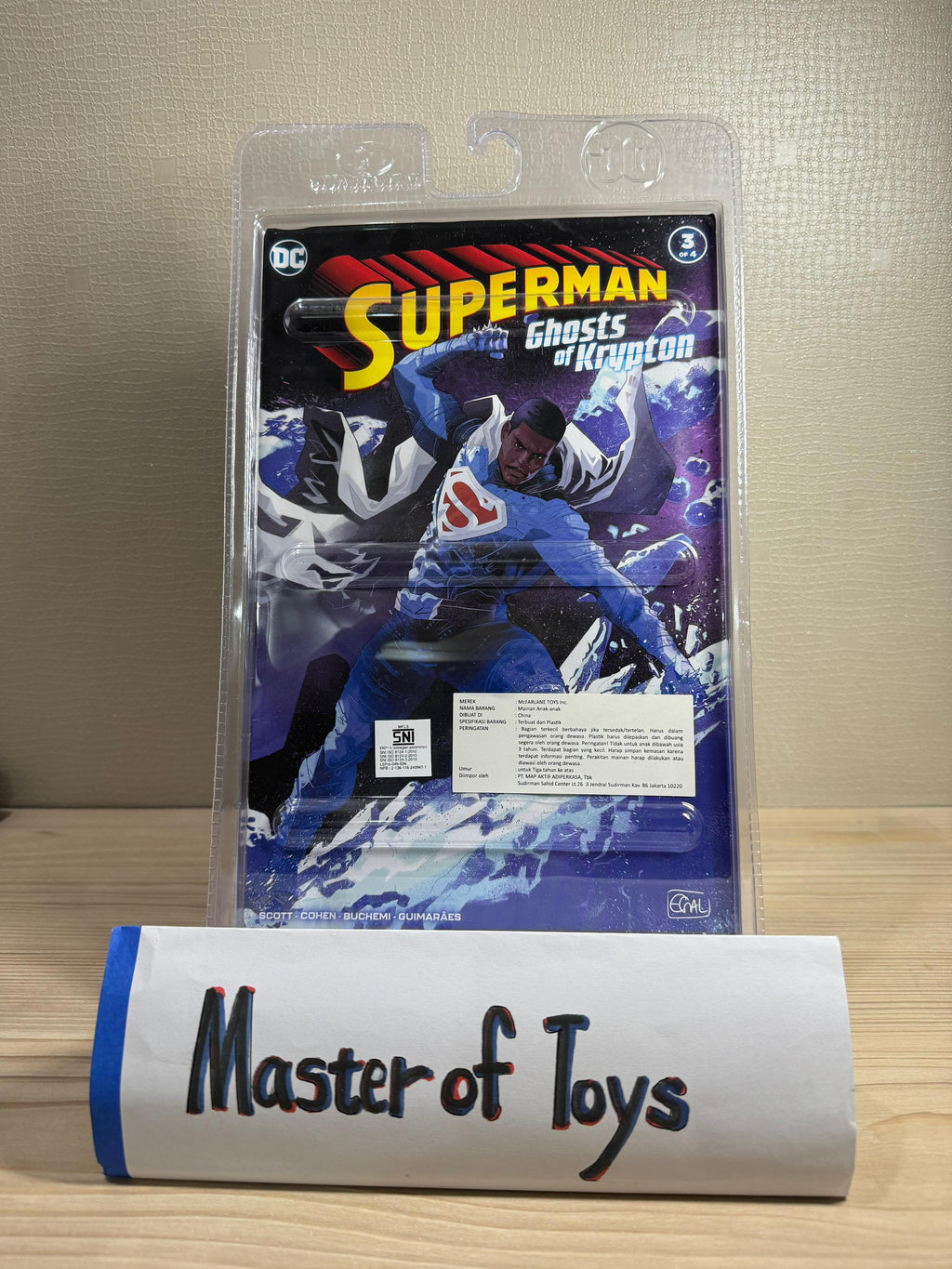 McFarlane DC Direct Earth-2 Superman Ghosts Of Krypton Platinum Edition (Scott - Cohen - Buchemi - Guimaraes) - Ready Stock