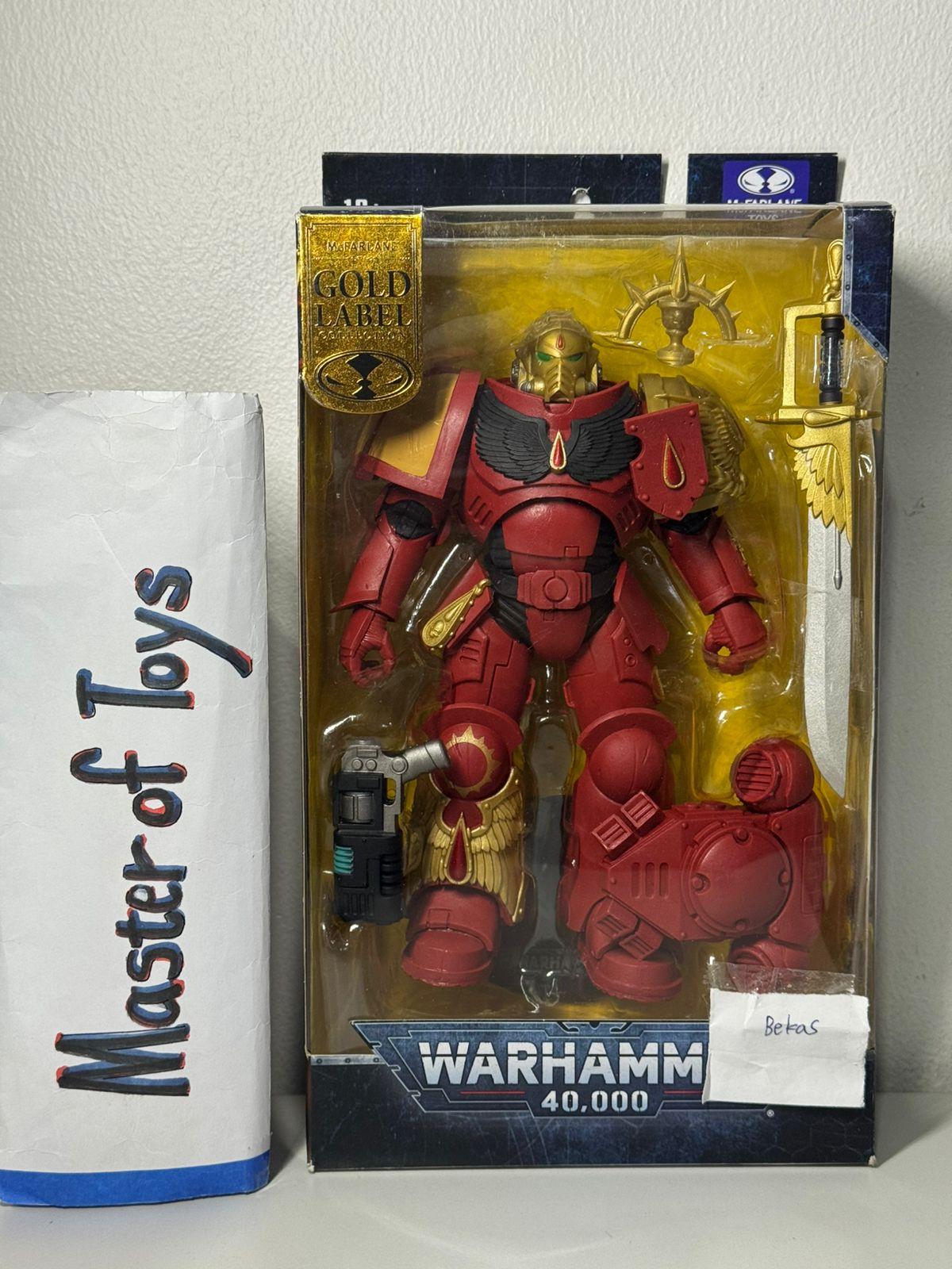 McFarlane Warhammer 40k Blood Angels Primaris Lieutenant Gold Label BIB - Ready Stock