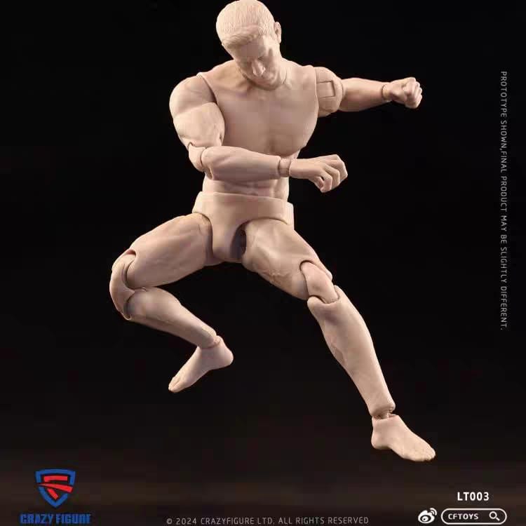 Crazy Figure 1/12 Scale Male Action Figure Body LT003 - Ready Stock