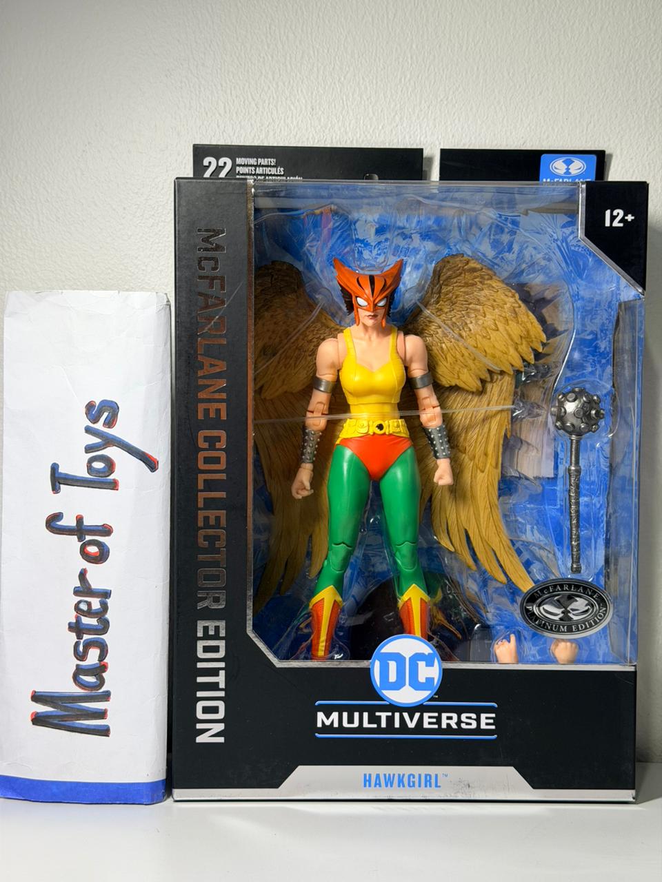 McFarlane Collector Edition DC Multiverse Hawkgirl (Justice League of America) #36 Platinum Edition - Ready Stock
