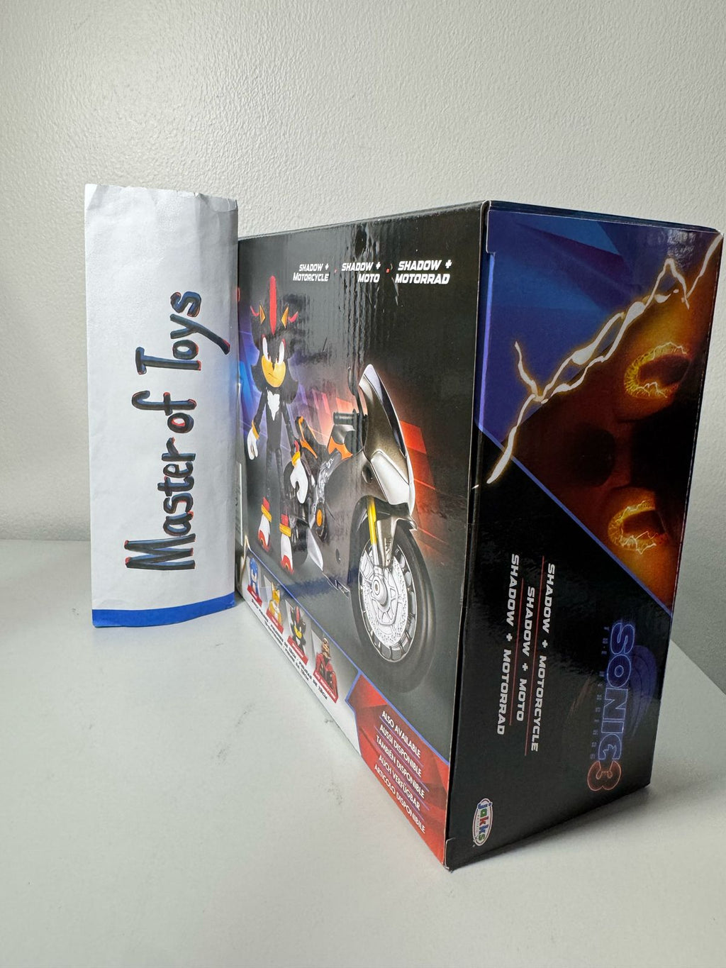 Jakks Pacific Sonic 3 The Hedgehog Shadow + Motorcycle - Ready Stock