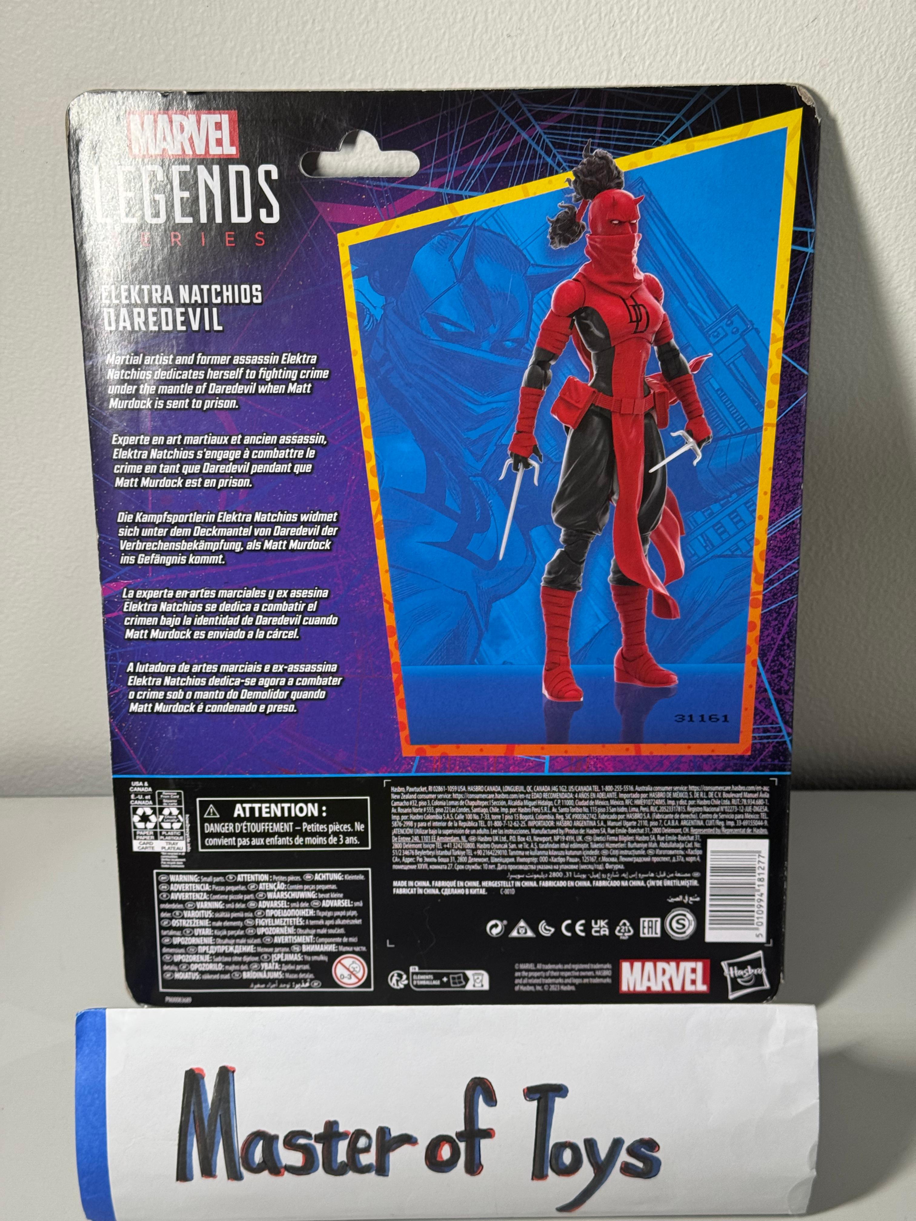 Hasbro Marvel Legends Spider-Man Elektra Natchios Daredevil - Ready Stock