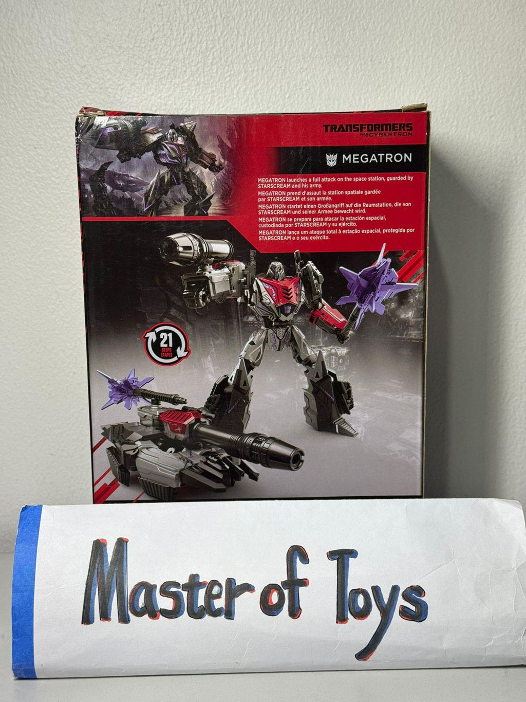 Hasbro Transformers Studio Series War for Cybertron MTMTE Collection Megatron - Ready Stock