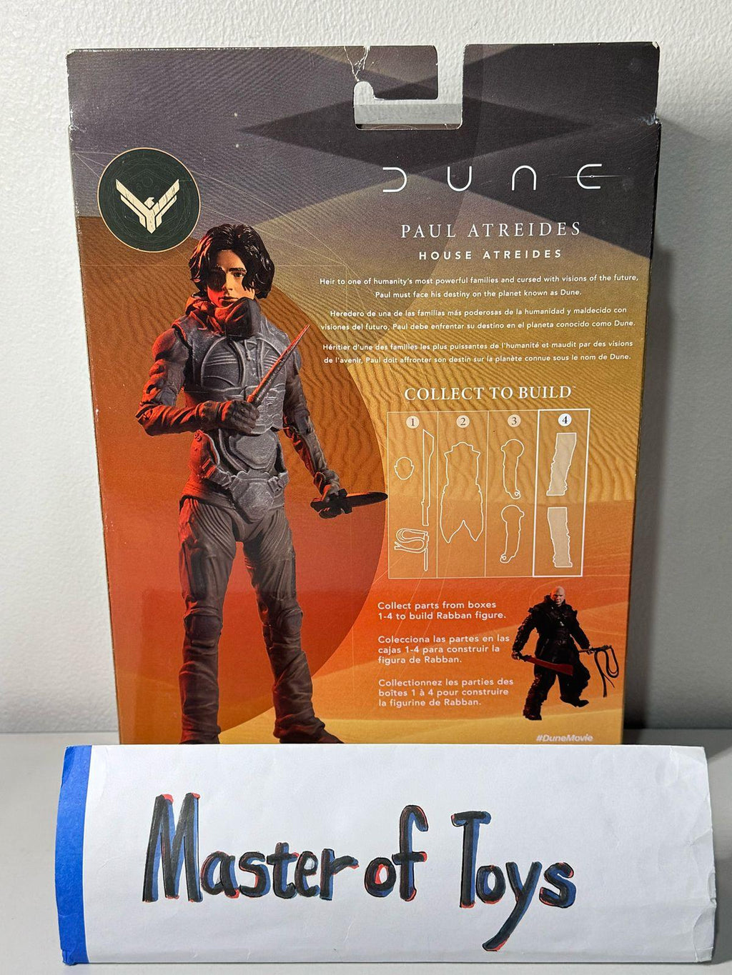McFarlane Dune Paul Atreides House Atreides No CTB - Ready Stock