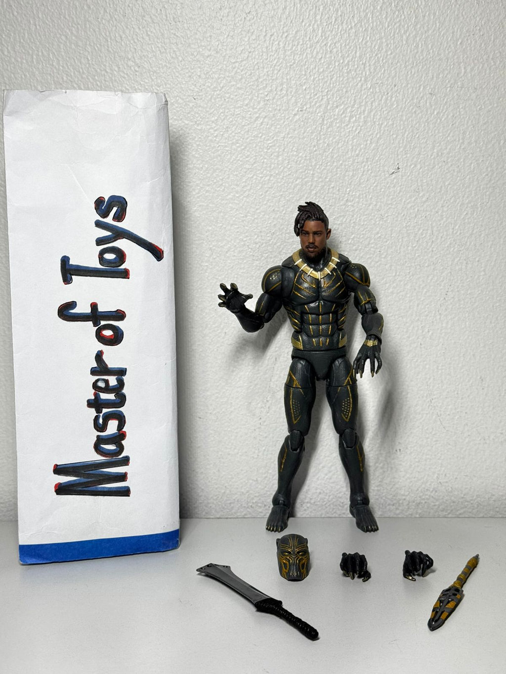 Hasbro Marvel Legends Erik Killmonger Only No Box From Everett Ross & Erik Killmonger 2 Pack - Ready Stock