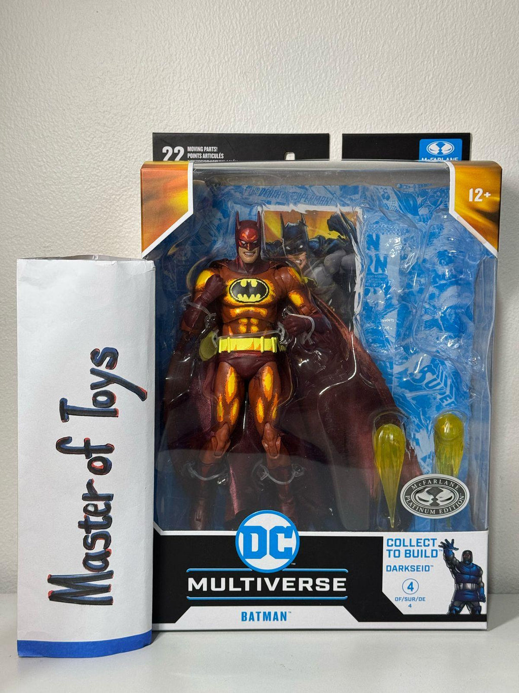 McFarlane DC Multiverse Batman (Justice League Task Force) No CTB Platinum Edition - Ready Stock