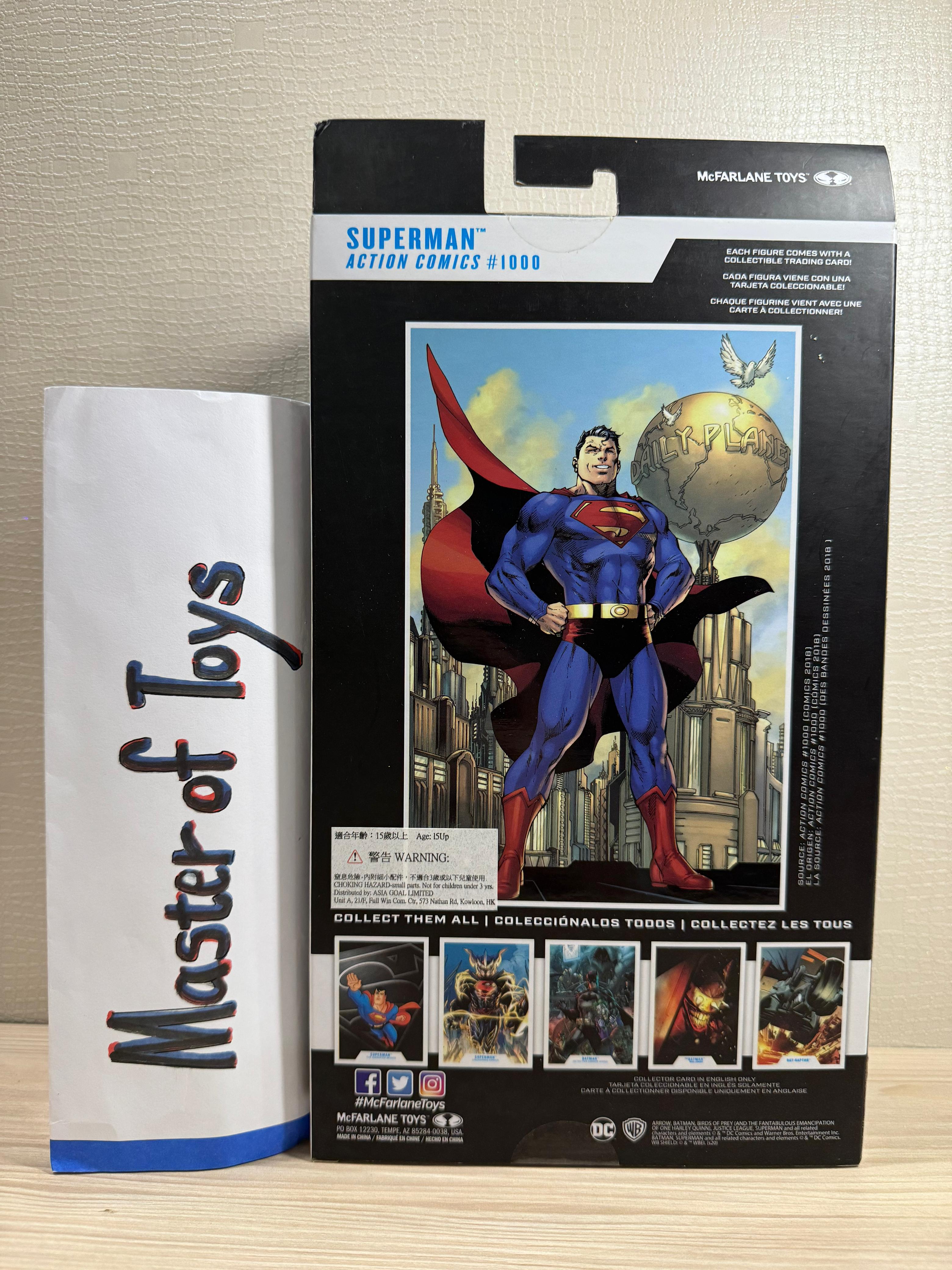 McFarlane DC Multiverse Superman Action Comics #1000 - Ready Stock