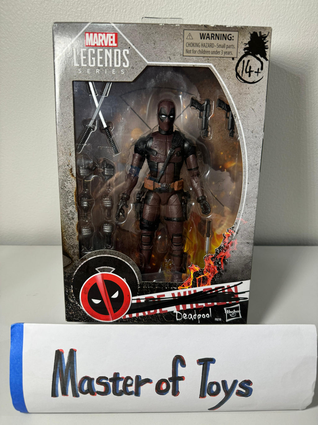 Hasbro Marvel Legends Series Deadpool Wade Wilson Burning Version - Ready Stock