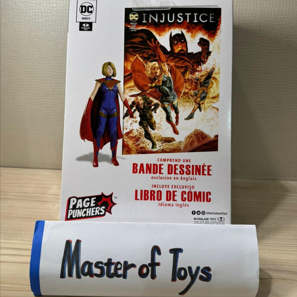 McFarlane DC Direct Supergirl Injustice 2 Comic Page Punchers - Ready Stock