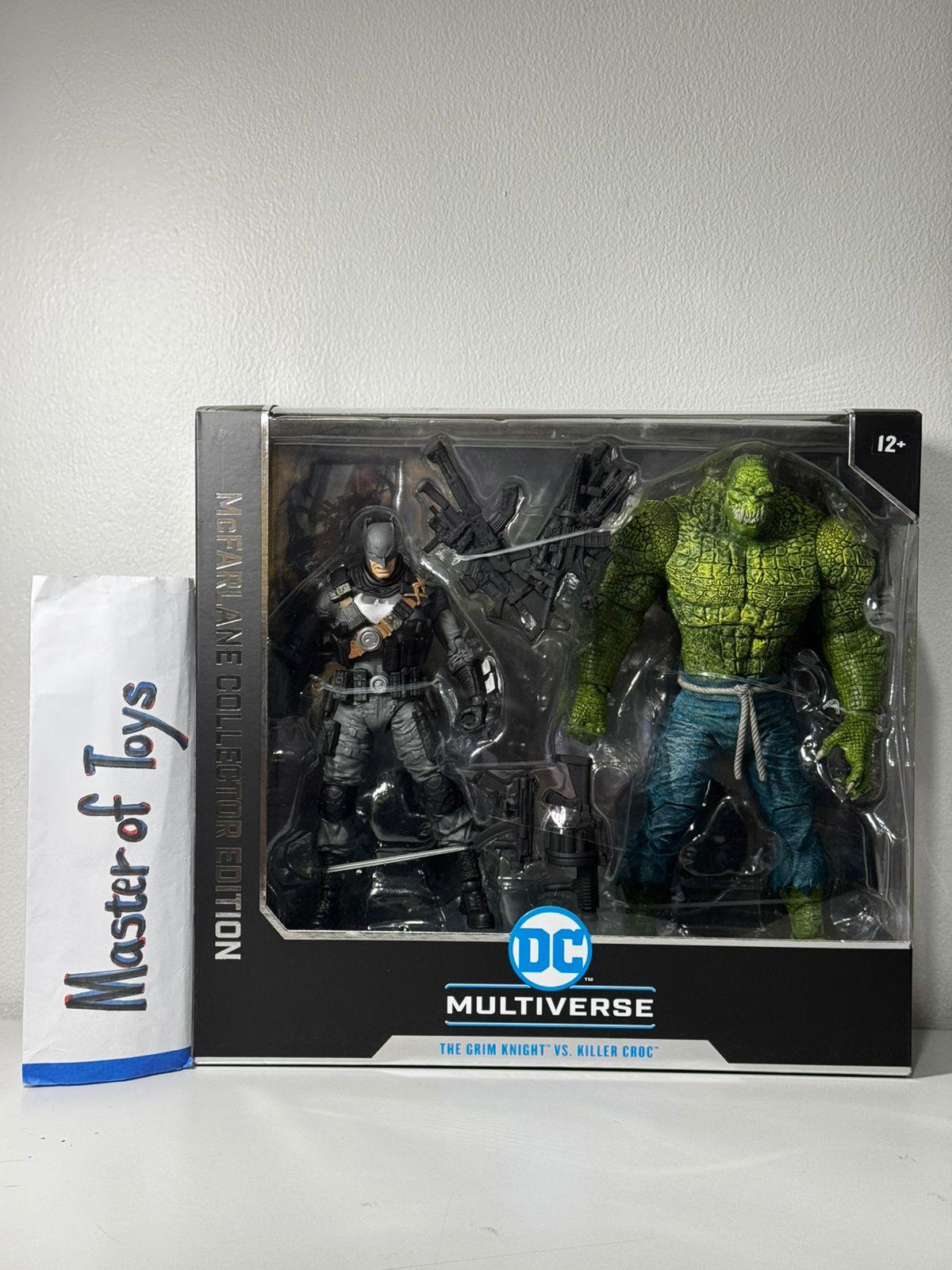 McFarlane Collector Edition DC Multiverse The Grim Knight vs Killer Croc (Dark Multiverse) #03