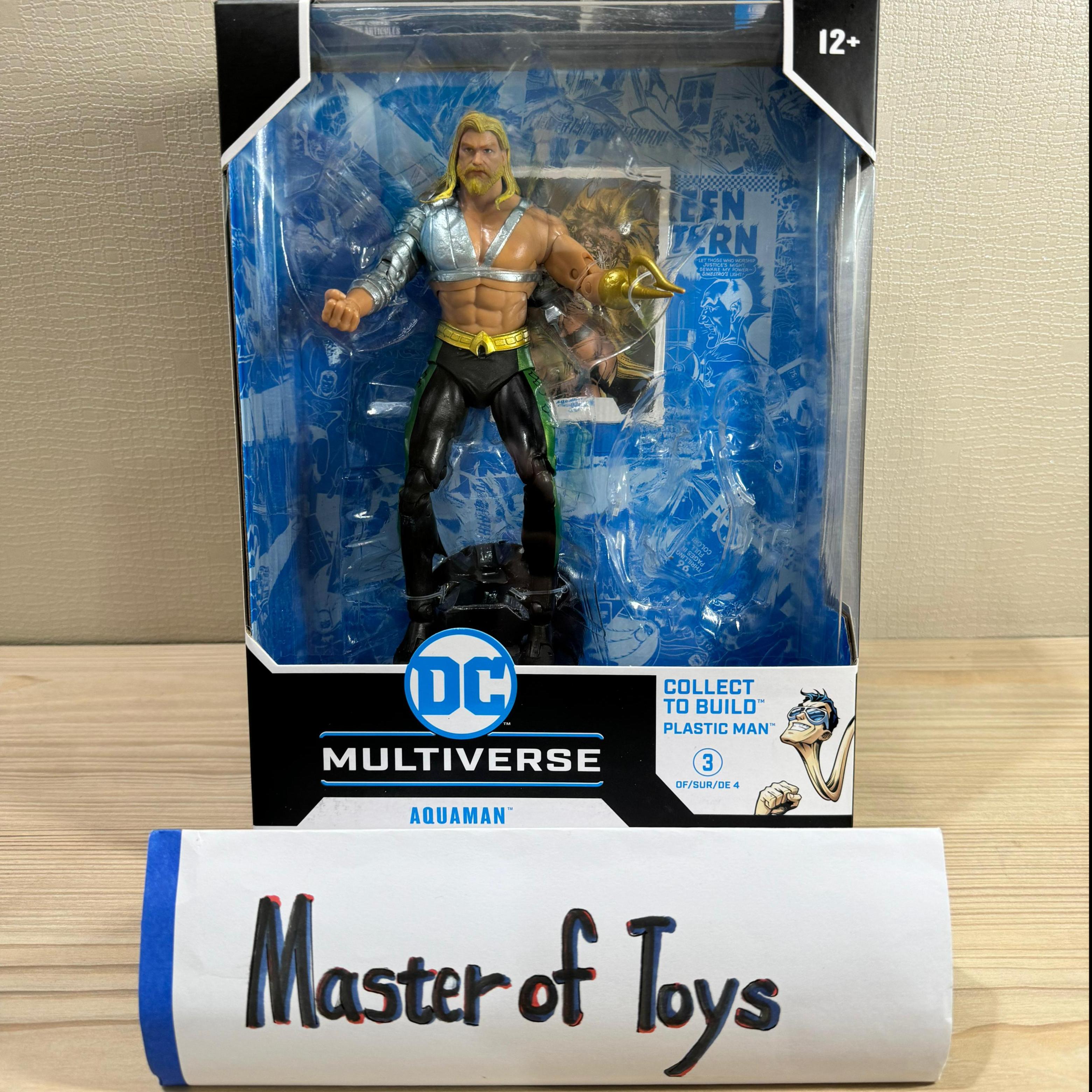 McFarlane DC Multiverse Aquaman JLA Without CTB - Ready Stock